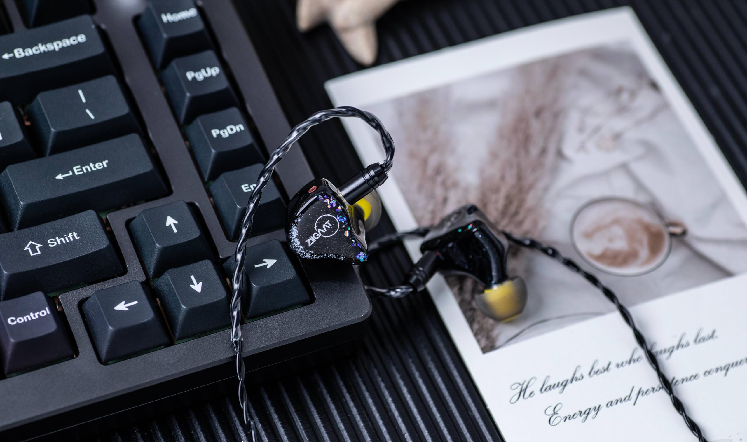 Linsoul ZiiGaat x Jay’s Audio Estrella 2DD x 4BA Hybrid Driver Wired IEM Earbuds - High-Fidelity In-Ear Monitors for Audiophiles, Musicians & Gamers with 3-Way Crossover Tuning | Perfect for Studio Recording, Live Performances & Competitive Gaming
