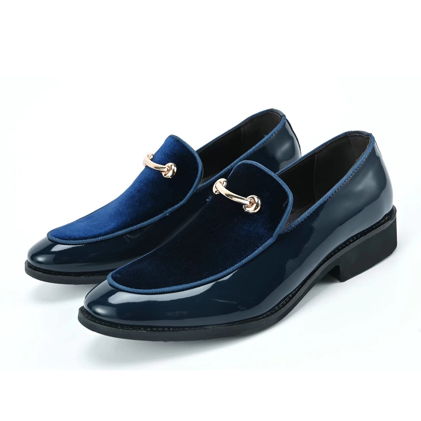 Ksmxos Men's Dress Loafers - Lightweight Slip-On Suede Oxford Shoes for Business & Formal Wear - Perfect for Office, Weddings & Special Occasions