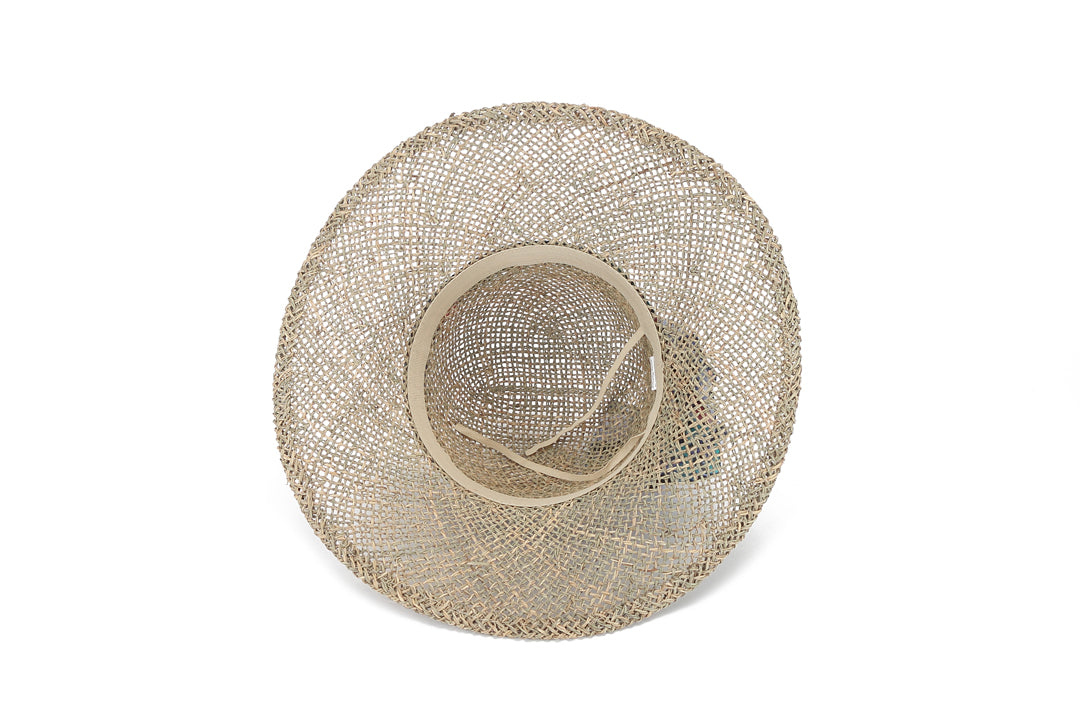 Blue Dotted Straw Tulip Hat - Summer Beach Sun Protection & Outdoor Fashion Accessory for Women