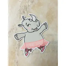 Denali & Co Dance Stickers - Fun & Colorful Vinyl Decals for Dance Studios, Water Bottles, Laptops & More