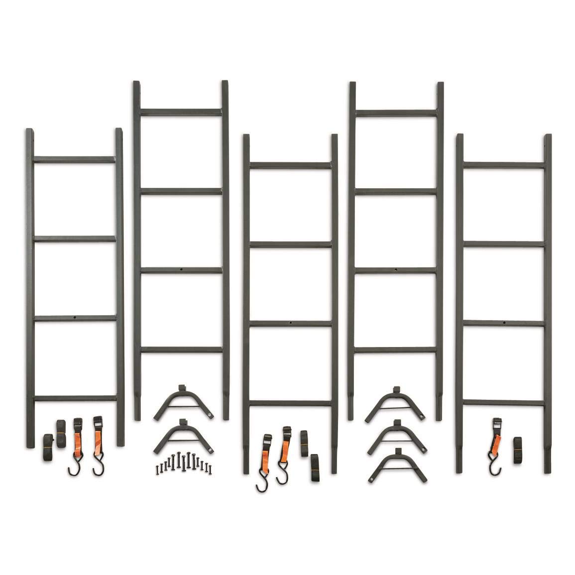 Guide Gear 20' Wide Maxi Tree Stand - Heavy Duty Ladder Climbing Equipment for Hunting | Portable Hunting Gear & Accessories | Perfect for Deer Hunting & Outdoor Adventures