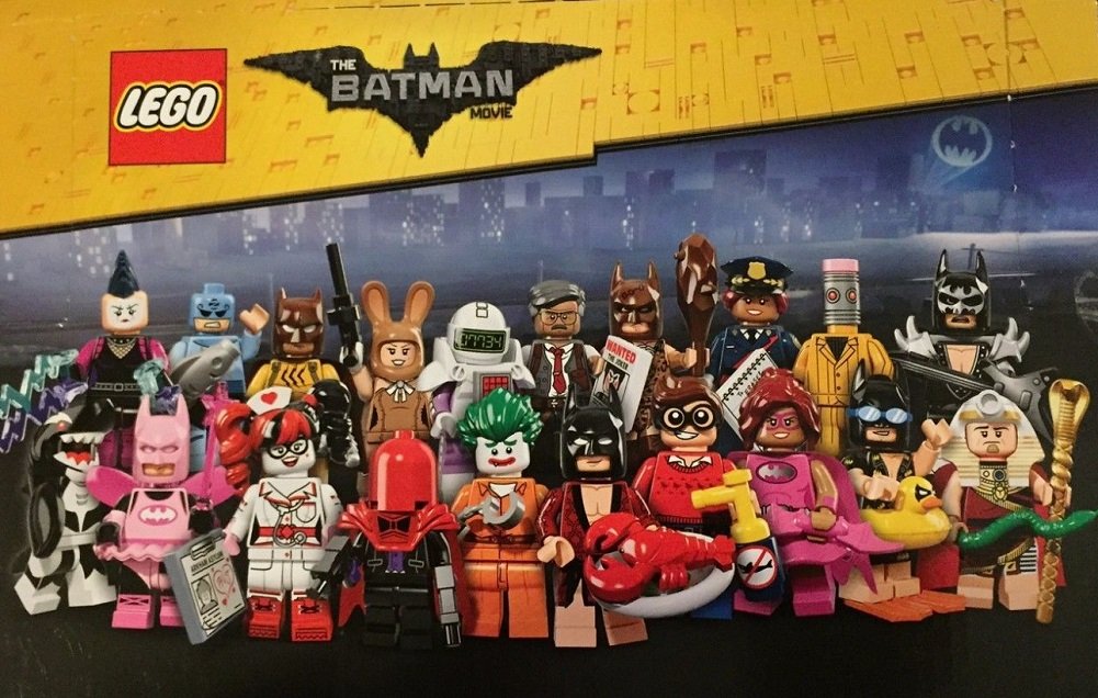 LEGO Batman Movie Series 71017 - Case of 60 Sealed Blind Bag Minifigures | Collectible Building Toys for Kids & Adults | Perfect for Birthday Gifts, Party Favors, and DC Comics Displays