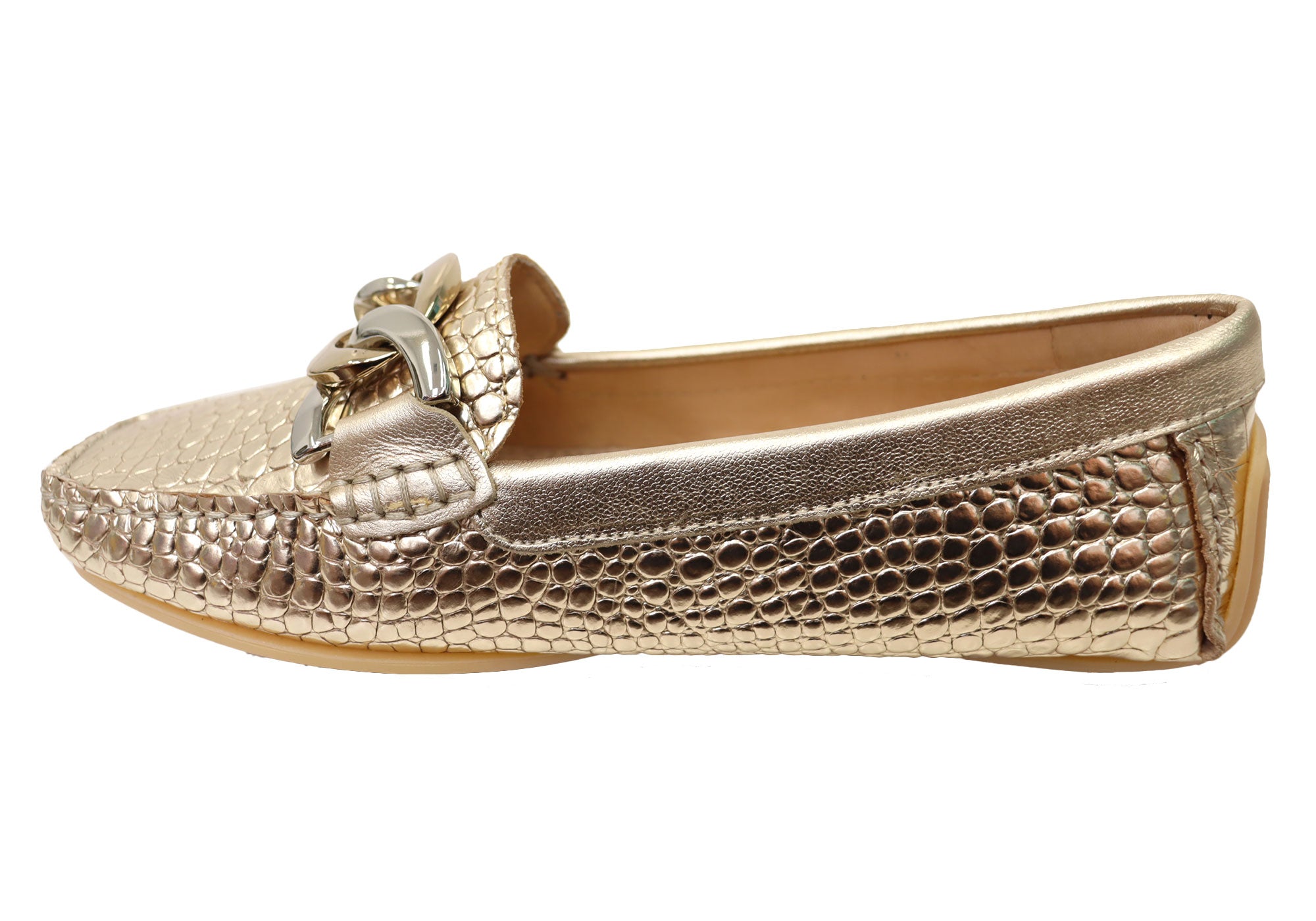 Savelli Emile Women's Comfortable Leather Loafers - Handmade in Brazil - Perfect for Work, Travel & Casual Wear