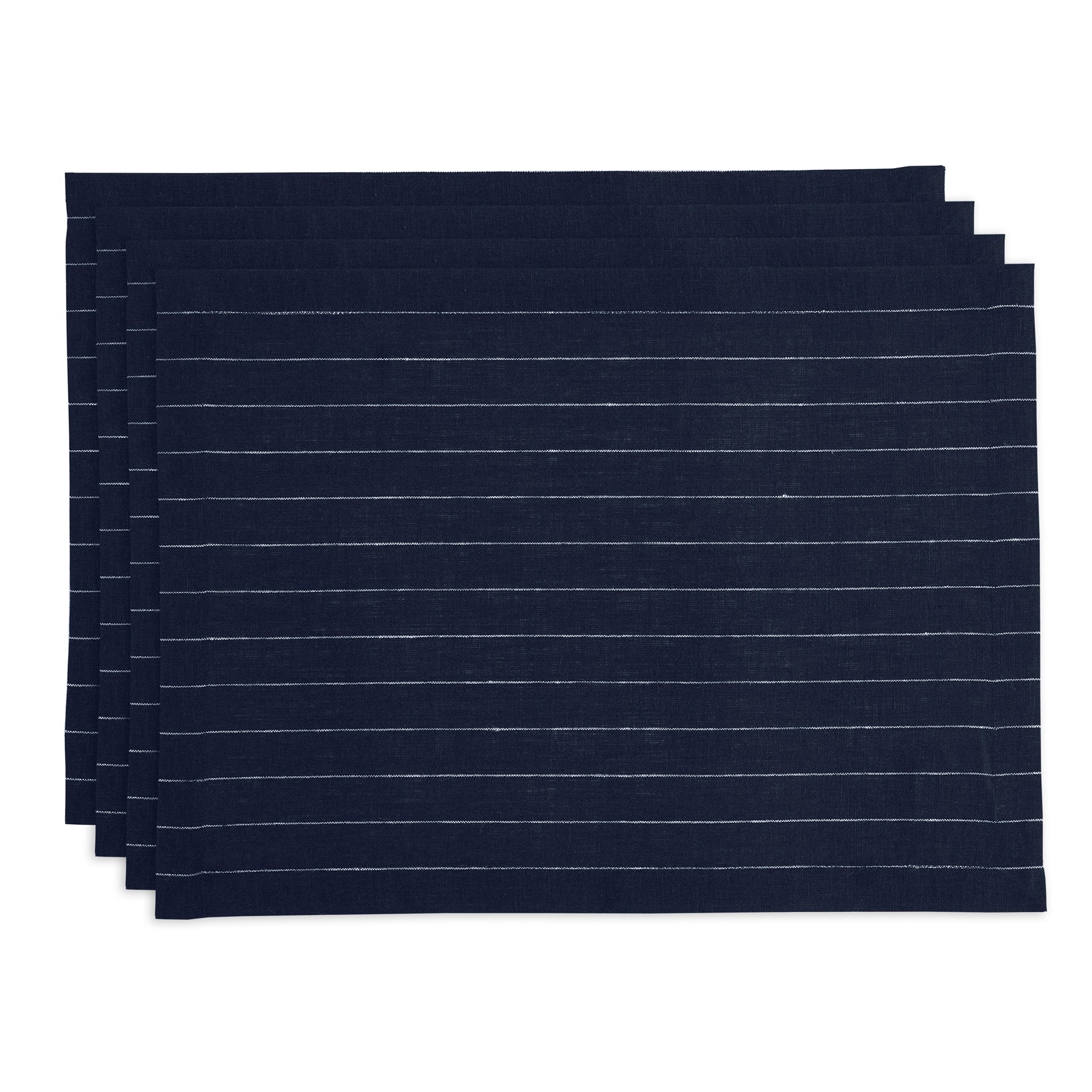Grey and White Pinstripe