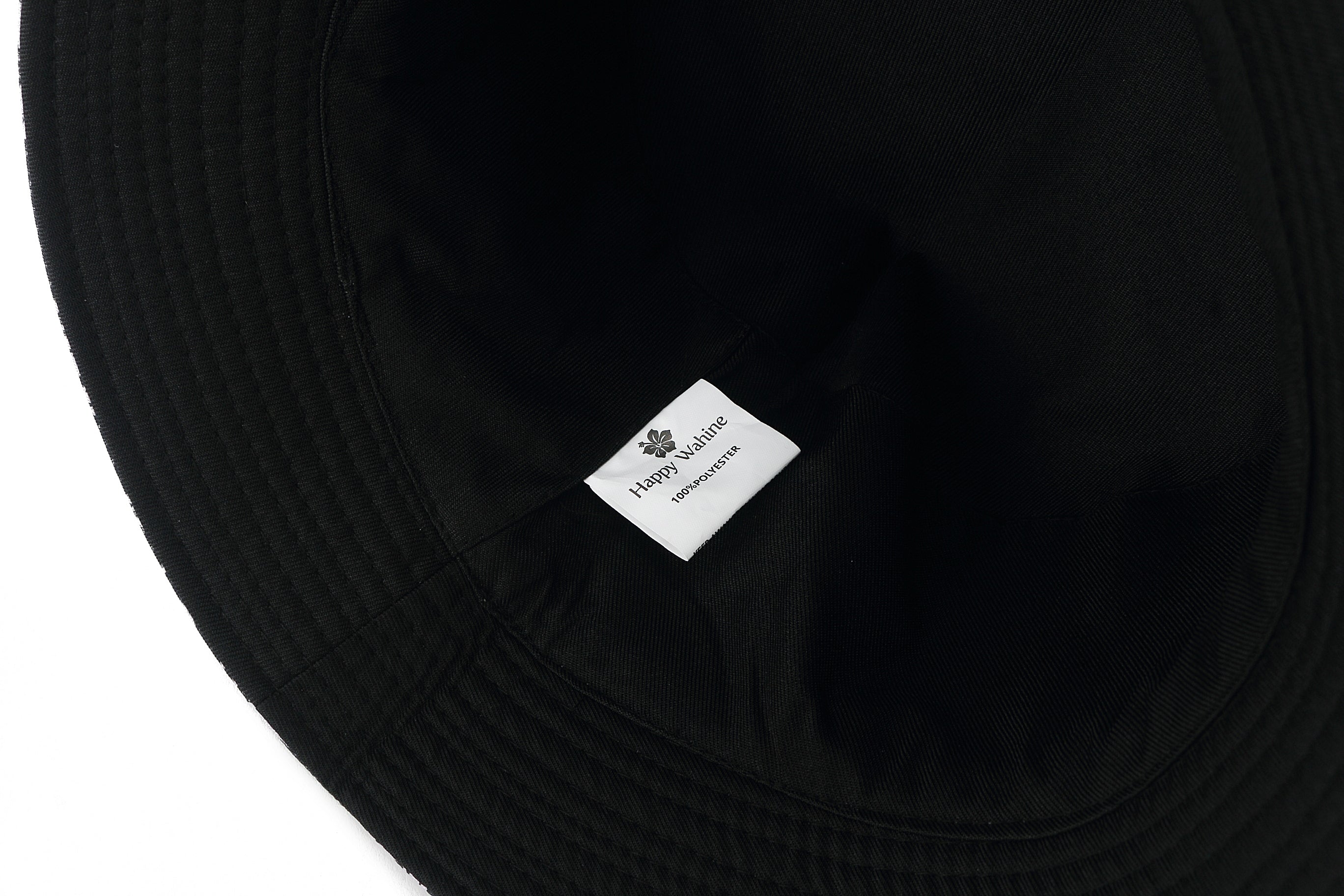 Ginger Black Bucket Hat for Men & Women - Sun Protection Outdoor Summer Hat for Beach, Hiking, and Travel