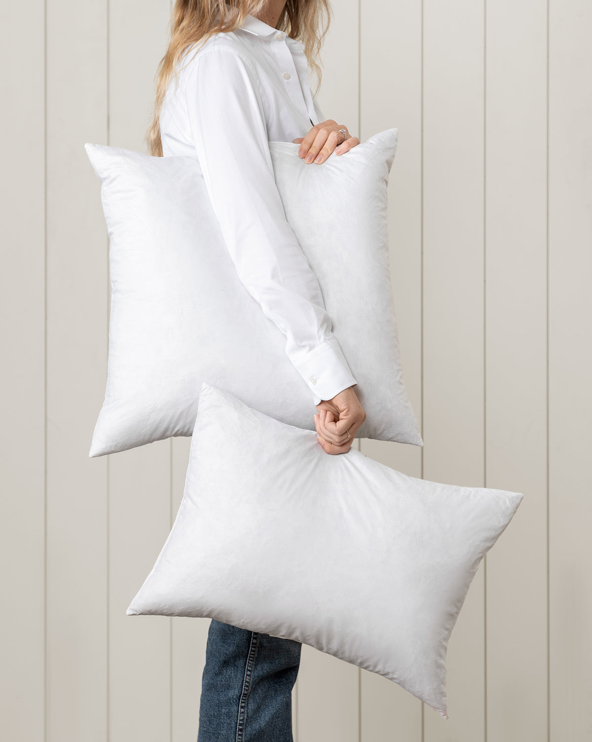 Premium Down Alternative Pillow Insert - Hypoallergenic & Breathable for Ultimate Comfort - Perfect for Bed, Sofa, and Guest Room Use
