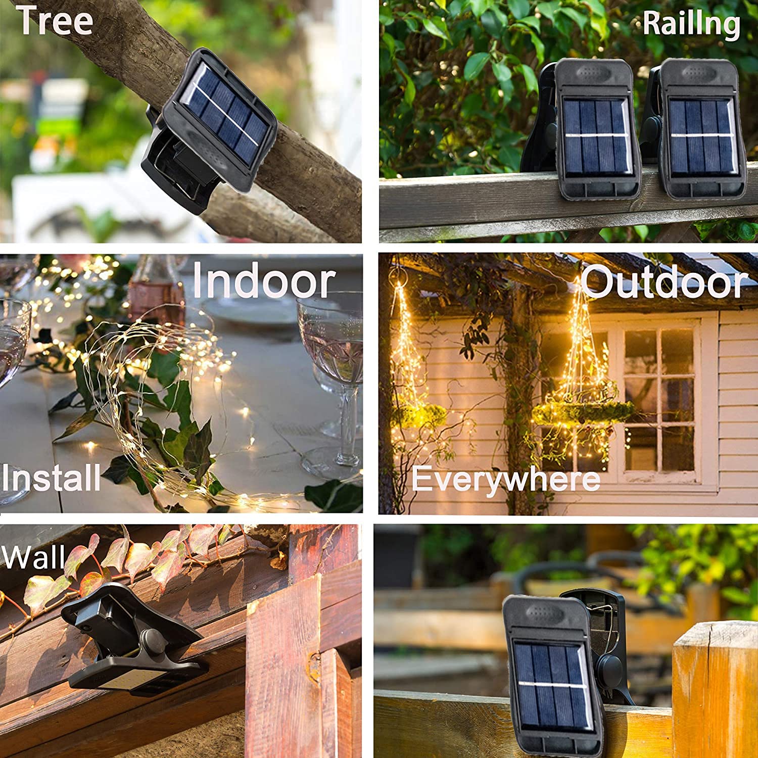 200 LED Solar Powered Firefly Lights - 10 Strands Waterproof Fairy String Lights with 8 Modes for Outdoor Garden, Patio, Christmas Tree & Yard Decorations | Solar Twinkle Vine Lights for Romantic Ambiance, Parties & Holiday Displays