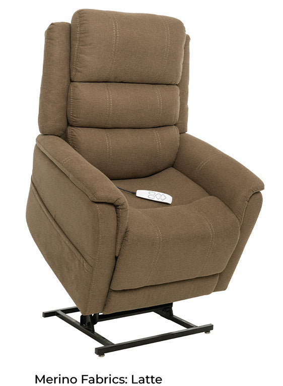 Premium Infi Attain Merino Latte Lift Chair MM3603 VMT A01 - Comfortable Recliner for Living Room, Bedroom & Office - Relaxing Lift Chair for Elderly & Mobility Needs