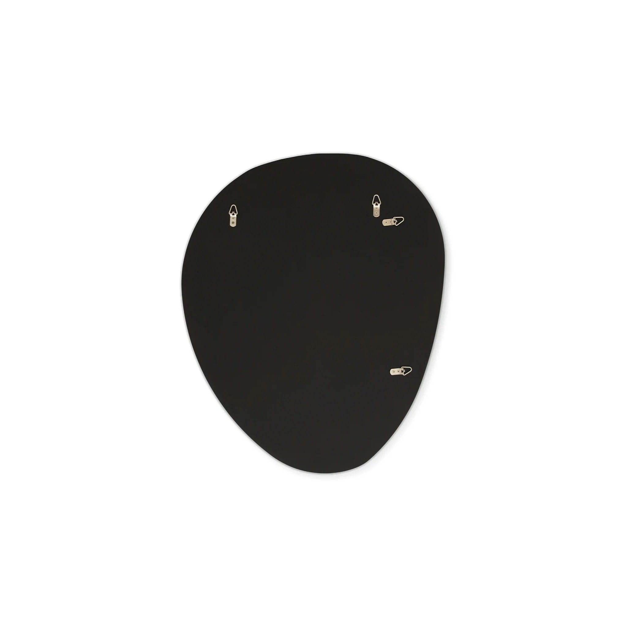 Miller Pool Mirror 70x85cm Black - Large Wall Mirror for Bathroom, Bedroom & Living Room Decor