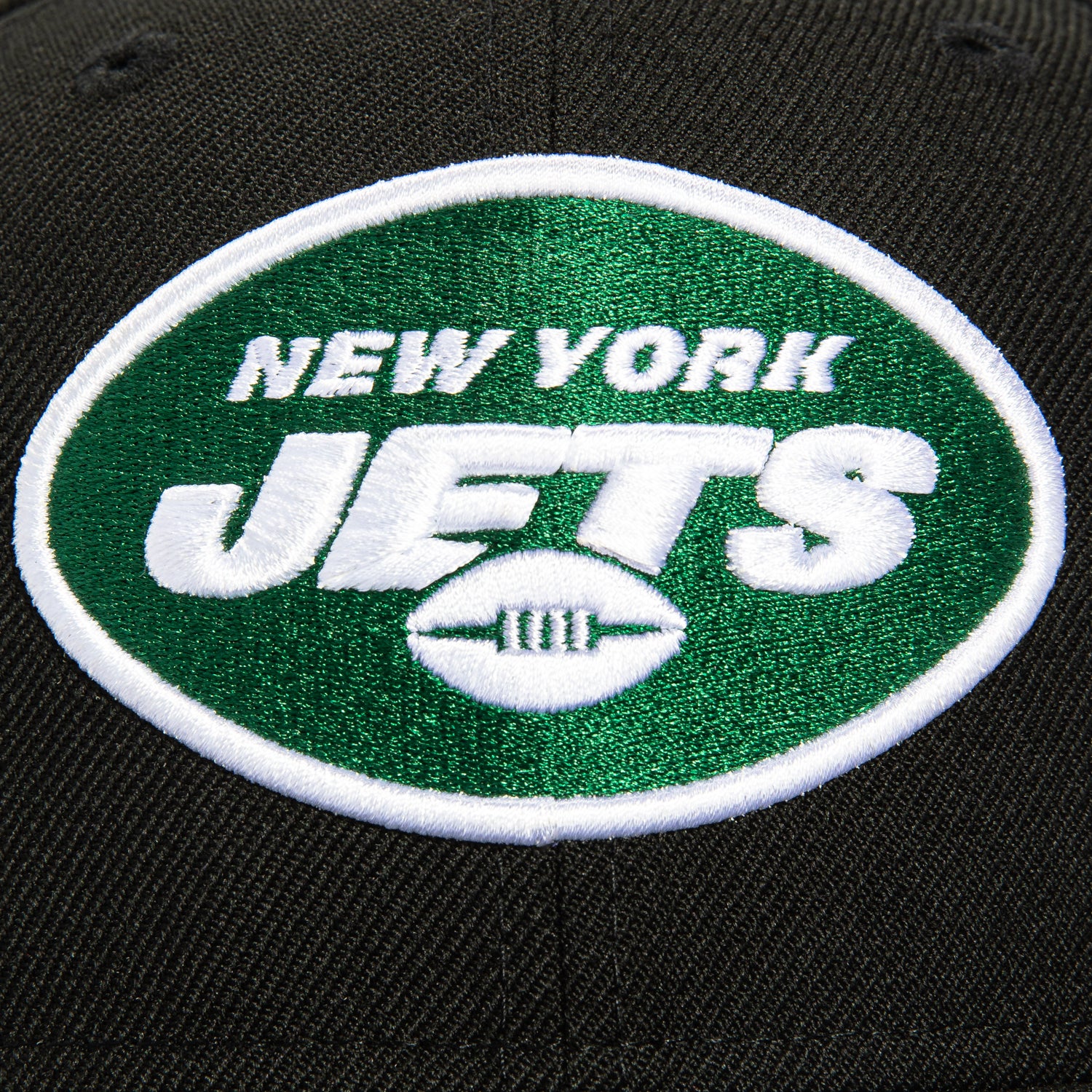 New Era 59Fifty New York Jets Snapback Adjustable Baseball Cap - Black NFL Team Logo Hat for Men & Women - Perfect for Game Day, Sports Events & Casual Wear