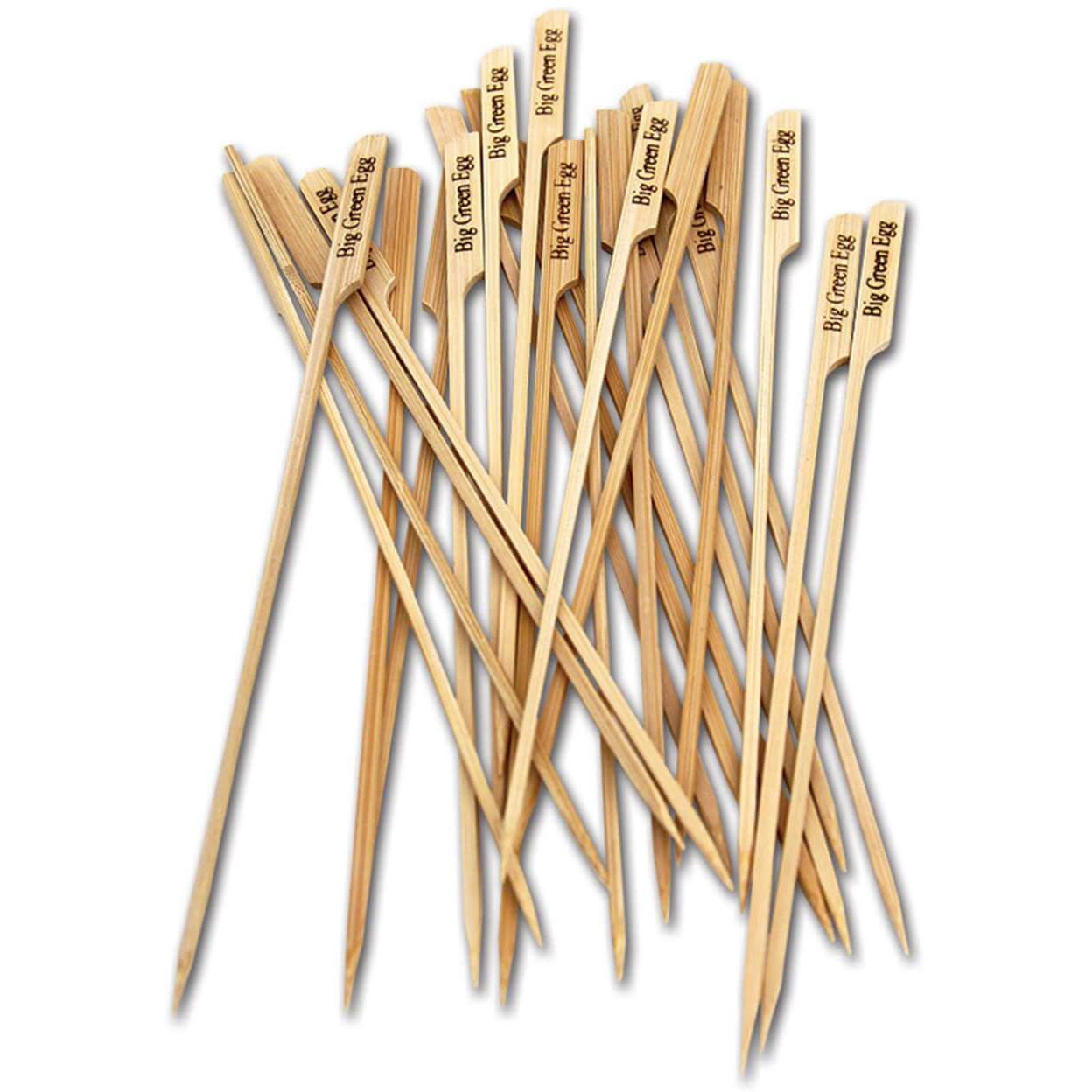 Big Green Egg All Natural Bamboo Skewers (100-Pack) - Perfect for Grilling, BBQ, Kebabs & Outdoor Cooking