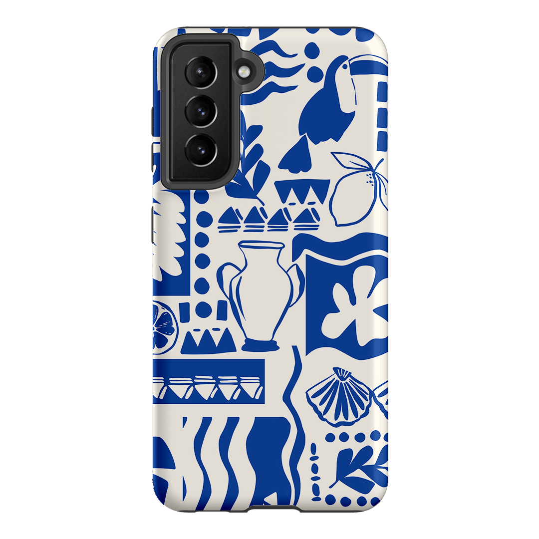 Stylish Toucan Blue Tropical Design Phone Case - Durable & Trendy Cover for iPhone & Samsung - Perfect for Beach Vacations & Summer Outings