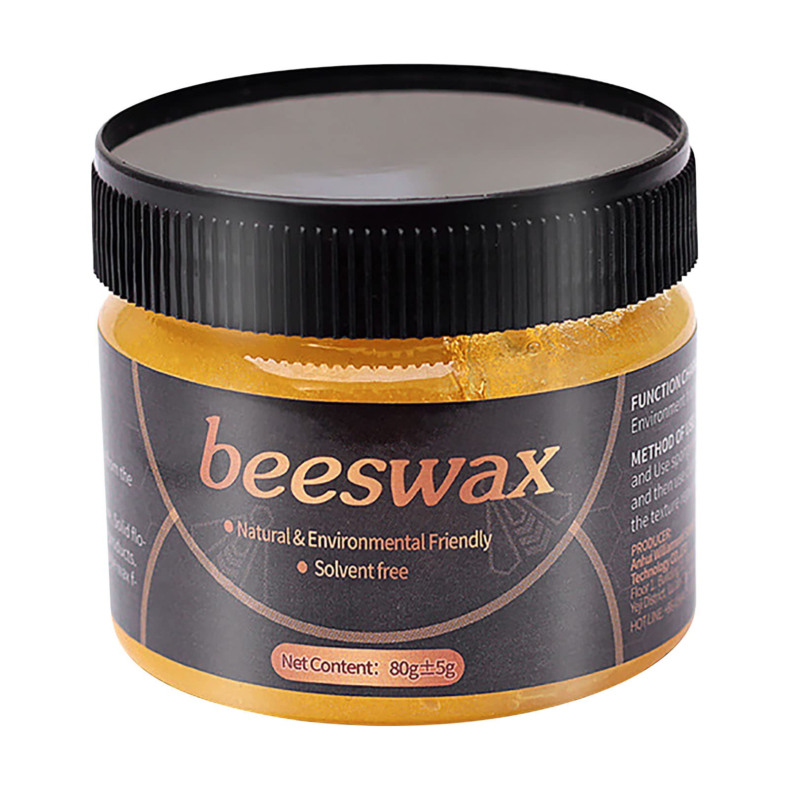 Natural Beeswax Wood Polish & Conditioner - Multipurpose Furniture Wax for Tables, Chairs, Floors & Cabinets | Eco-Friendly Wood Protection & Shine | Perfect for Home, Kitchen & DIY Woodworking Projects