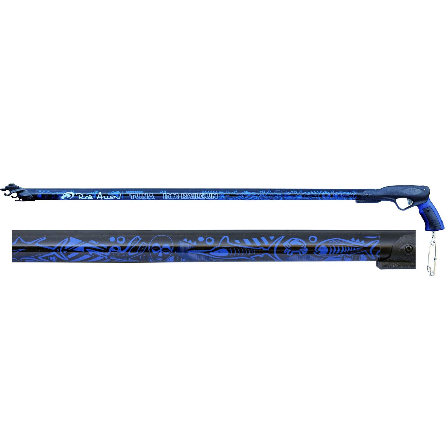 Rob Allen Vecta Tuna Aluminum Railgun Spearfishing Gun - Open Muzzle Design for Professional Spearfishing & Underwater Hunting | Perfect for Reef, Bluewater & Big Game Fishing