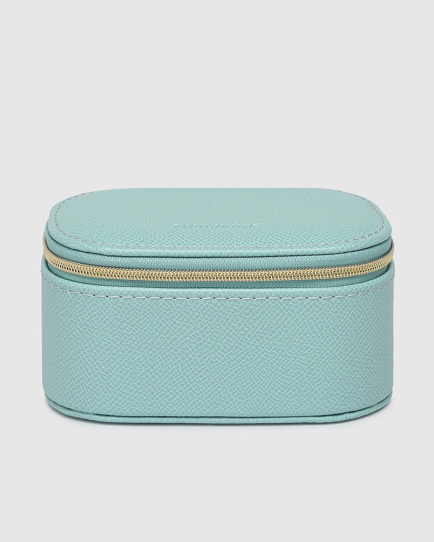 Louenhide Olive Green Jewelry Box - Elegant Mint Jewelry Organizer for Necklaces, Rings & Earrings - Perfect for Travel, Home Decor & Gift Giving