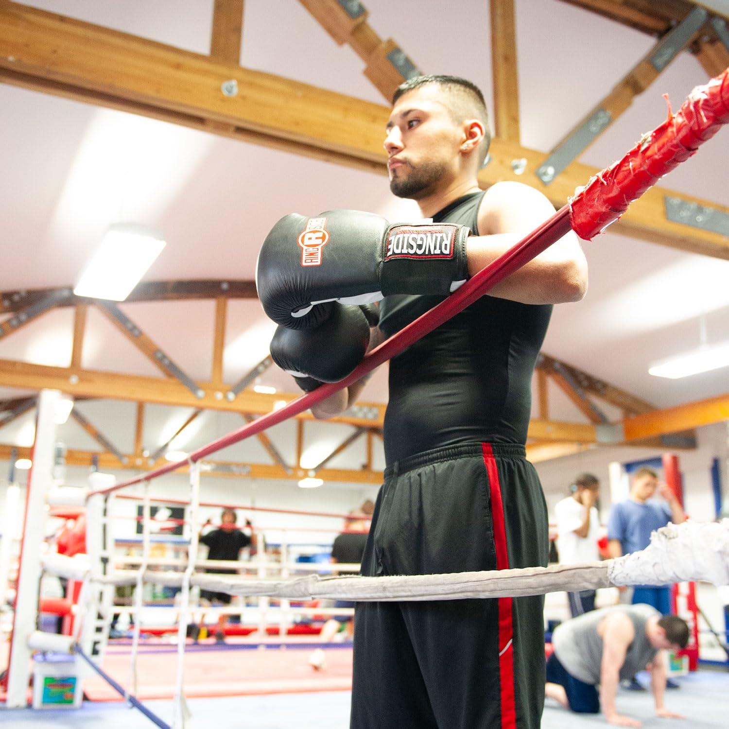 Ringside IMF Tech Hook and Loop Boxing Gloves - Professional Training & Sparring Gear for MMA, Kickboxing, and Fitness Workouts