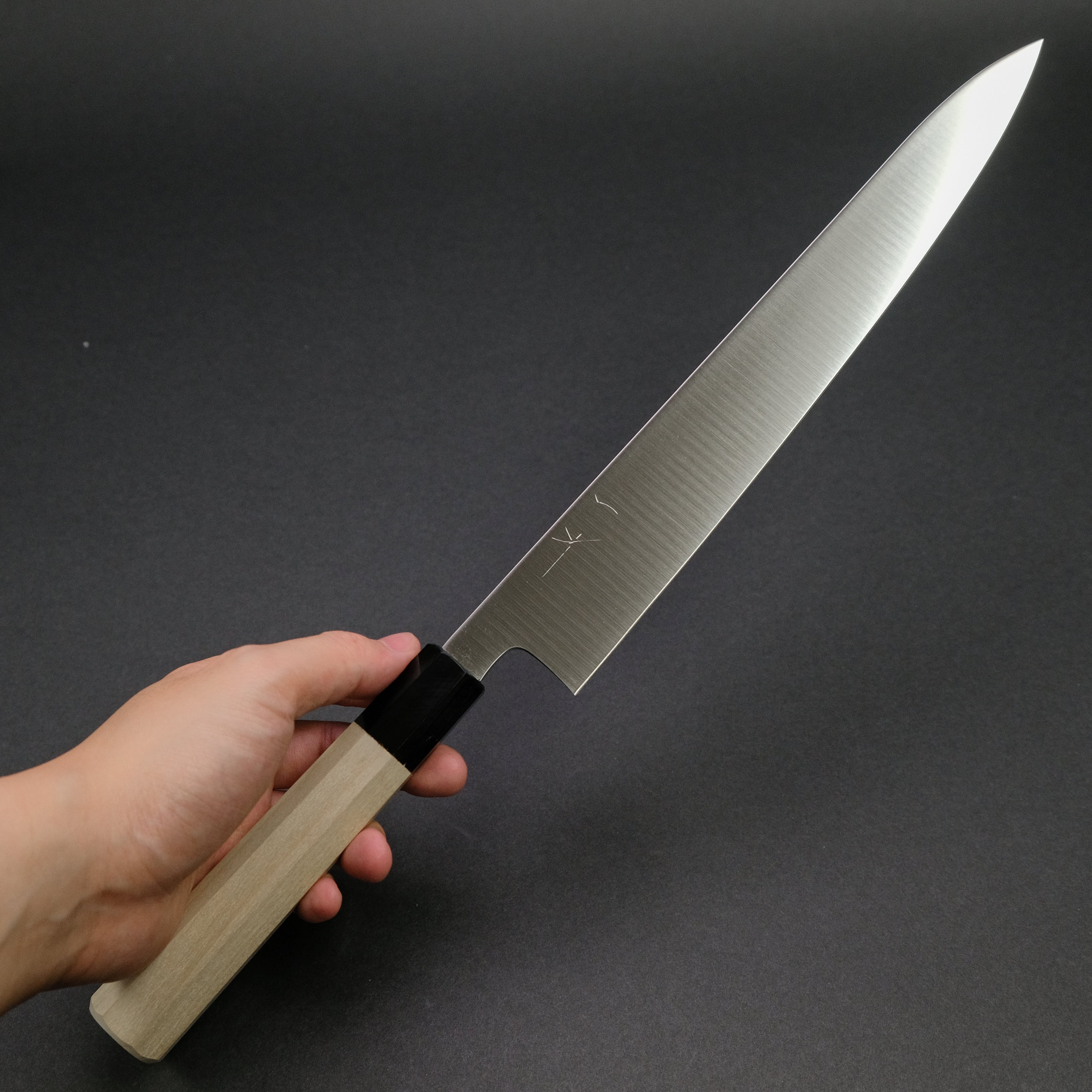 Hitohira SKR 270mm Stainless Steel Sujihiki Sushi Knife with Ho Wood Handle - Perfect for Slicing Sashimi, Sushi & Raw Fish at Home or Professional Kitchens