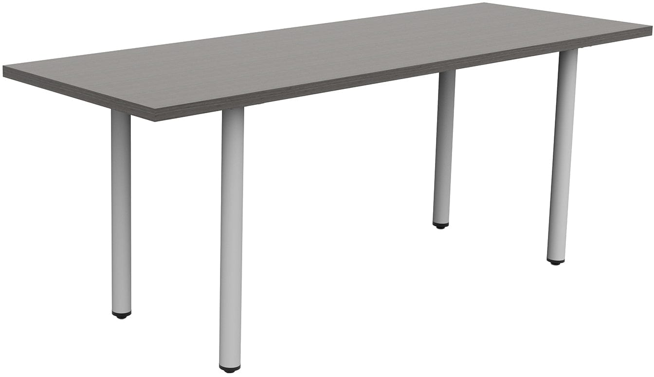 Safco JURNI 72 x 24 Inch Multi-Purpose Table with Post Leg and Glides - Heavy Duty Work Table for Office, Classroom, Conference & Event Use [JN7224NFXPGL]
