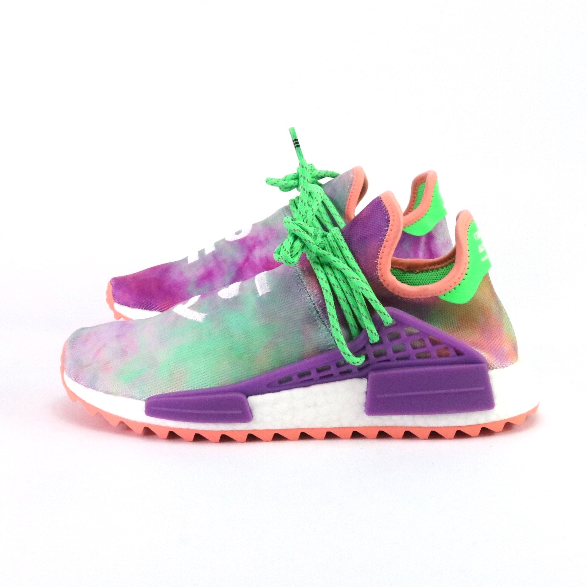 Adidas Human Race NMD Pharrell Williams Holi Festival Running Shoes - Chalk Coral | Comfortable Sneakers for Men & Women | Perfect for Jogging, Gym Workouts & Streetwear Fashion