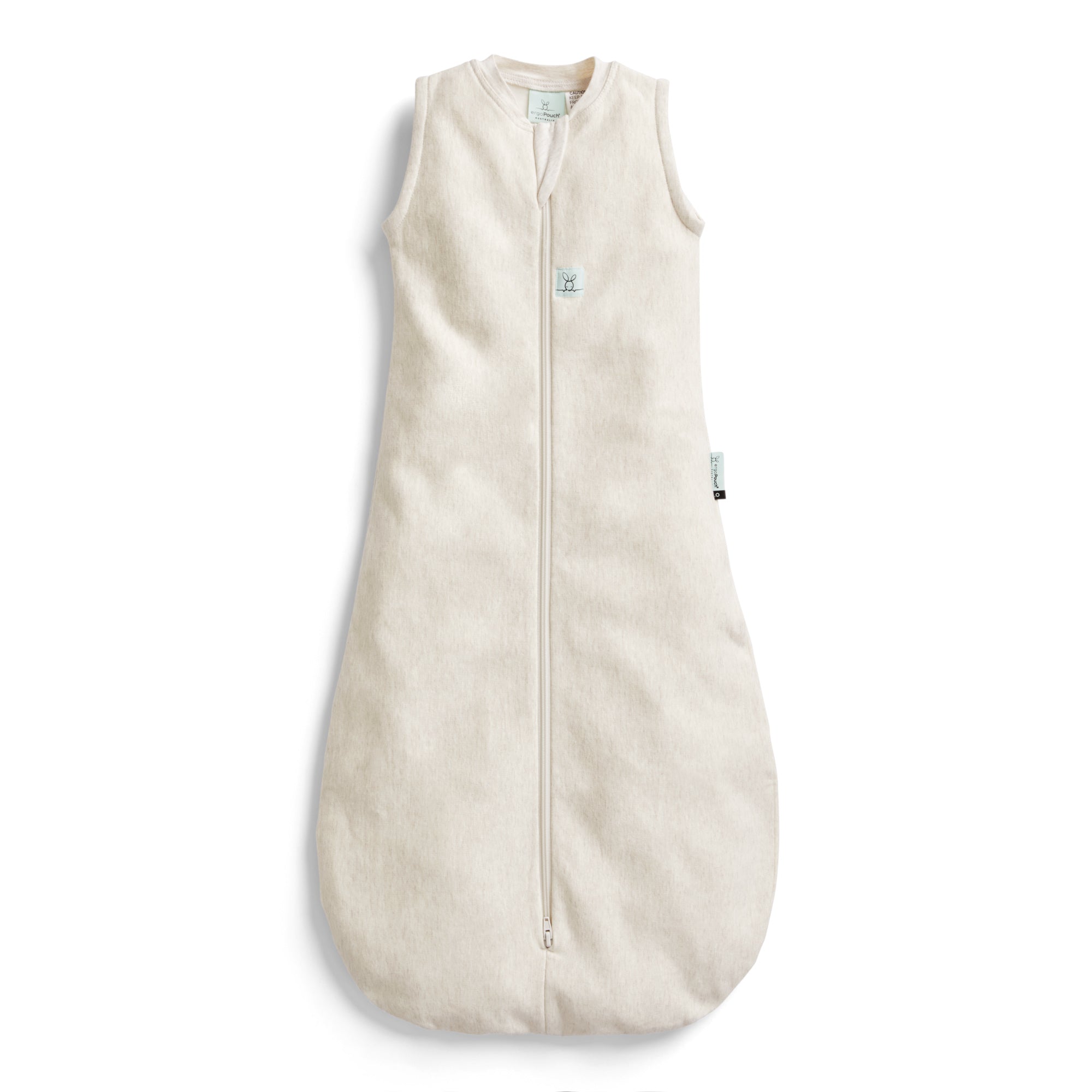ergoPouch TOG 1.0 Baby Sleeping Bag - Breathable Cotton for Safe Sleep, Oatmeal Marle Color - Perfect for Nursery, Daycare & Travel