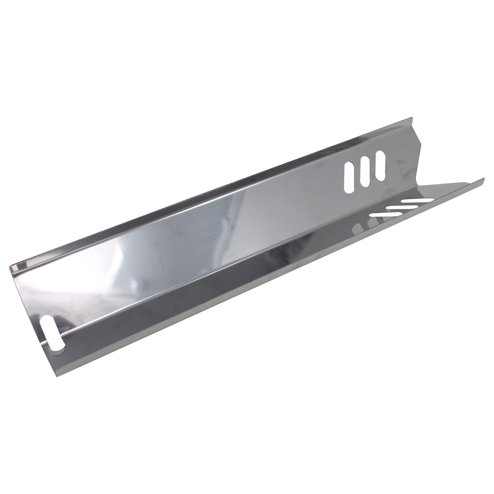 3-Pack Stainless Steel BBQ Grill Heat Shield Plates - Compatible with Phoenix KS10002, Flame Tamer, Guard & Deflector - Durable 15