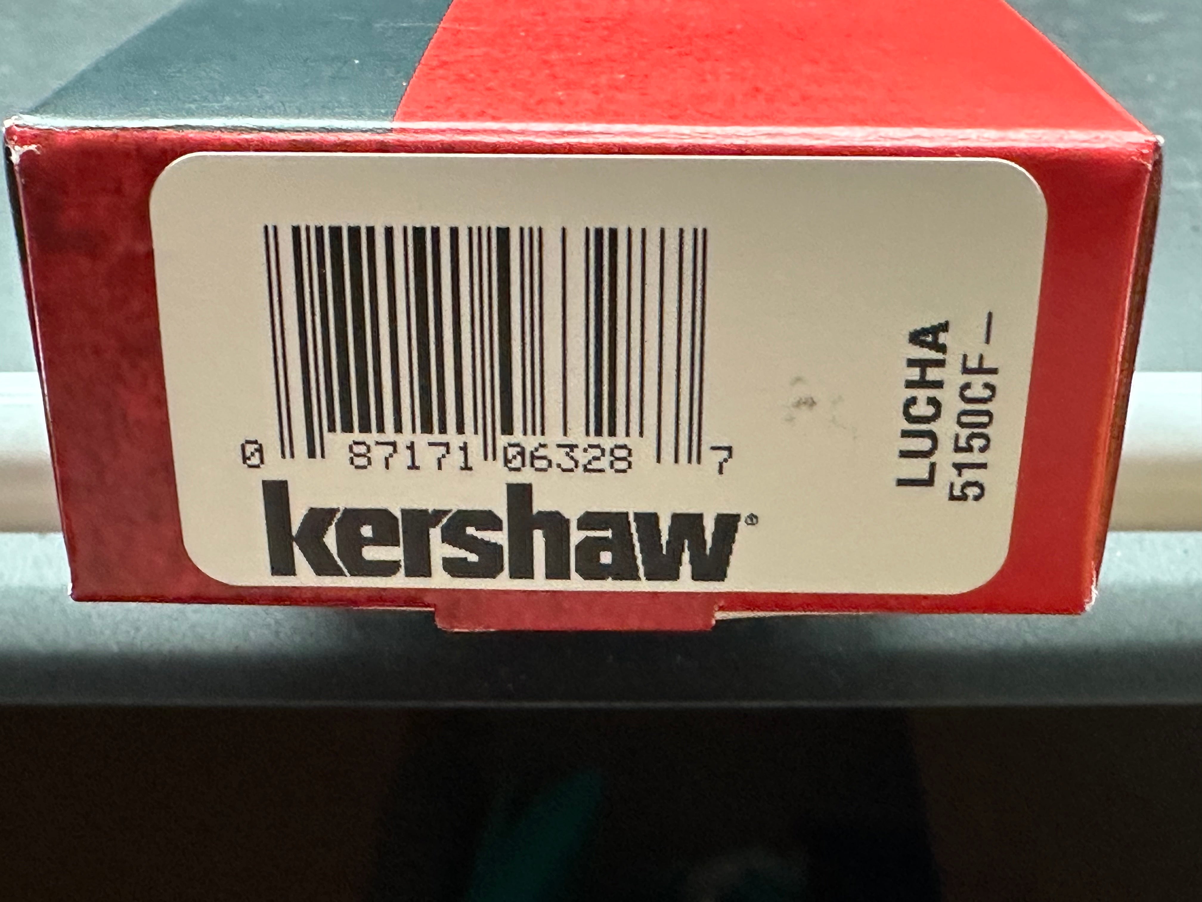 Kershaw Lucha CF Balisong Butterfly Knife - Premium Carbon Fiber Handle, Razor Sharp Blade for EDC, Outdoor, and Tactical Use