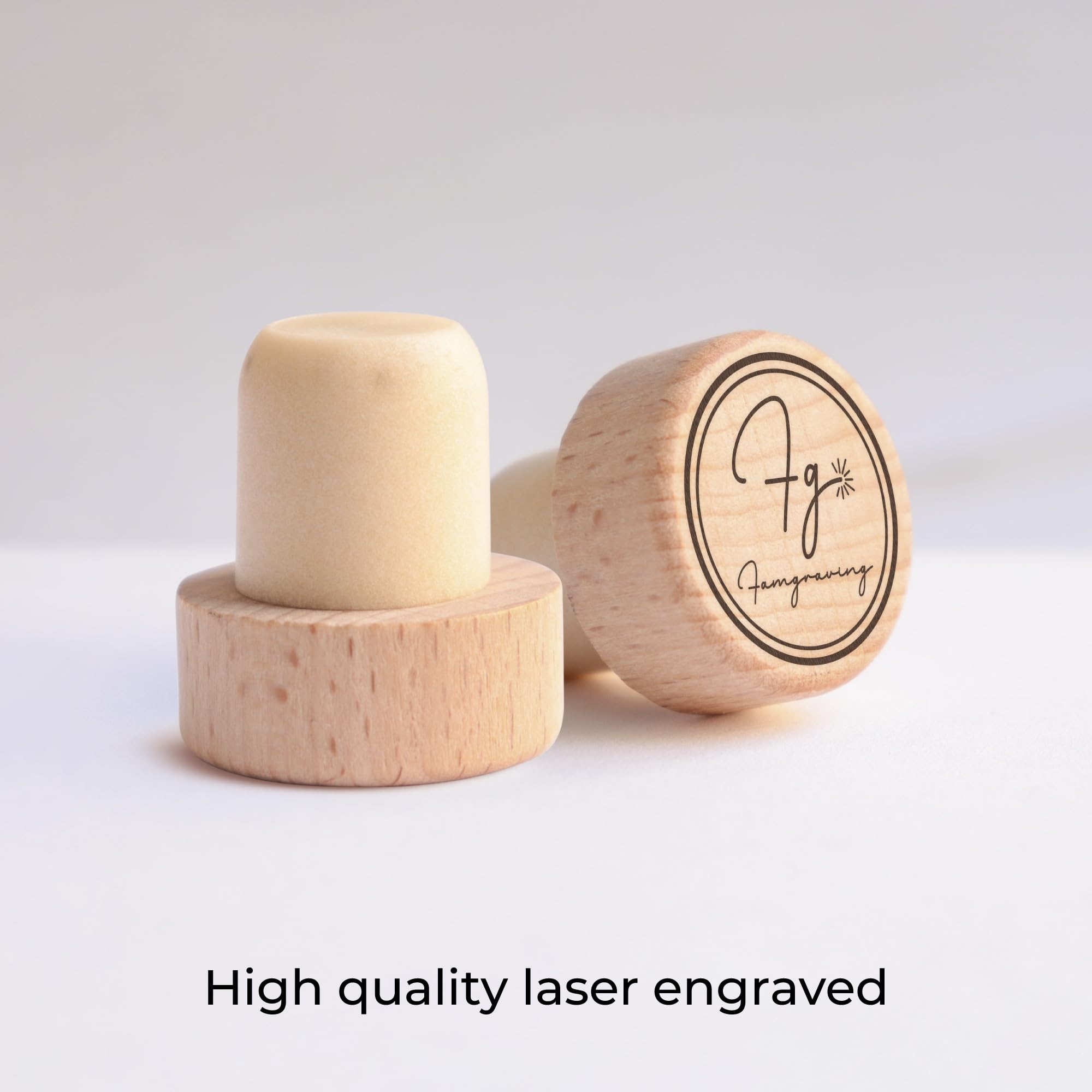 Personalized Engraved Wooden Wine Bottle Stopper Set - Custom Wedding Favors, Housewarming Gifts & Party Souvenirs (Bulk Options Available) - Perfect for Weddings, Bridal Showers, New Home Celebrations & Corporate Events