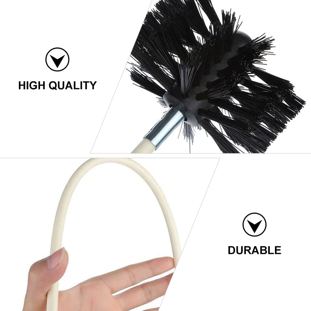1 Set Chimney & Dryer Vent Cleaning Kit - Heavy Duty Duct Brush, Lint Remover & Sweeping Tools for Efficient Home Maintenance | Perfect for Fireplace, HVAC & Laundry Room Use