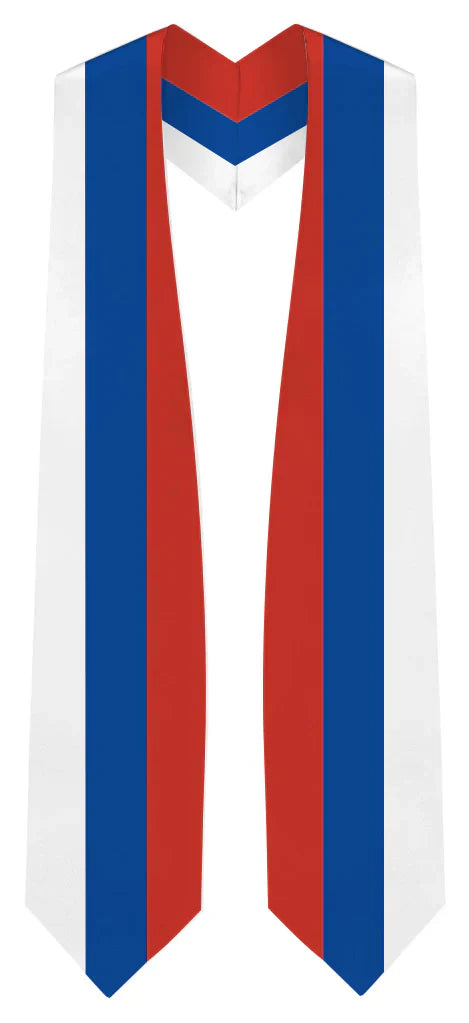 International Flag Graduation Stole - Multicolor Sash for Graduation Ceremony - Perfect for High School & College Commencement