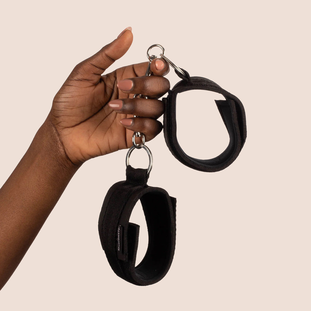 Sportsheets Neoprene Sports Cuffs - Adjustable Hook & Loop Closure for Secure Restraint | Perfect for Couples Play, BDSM, and Fitness Training