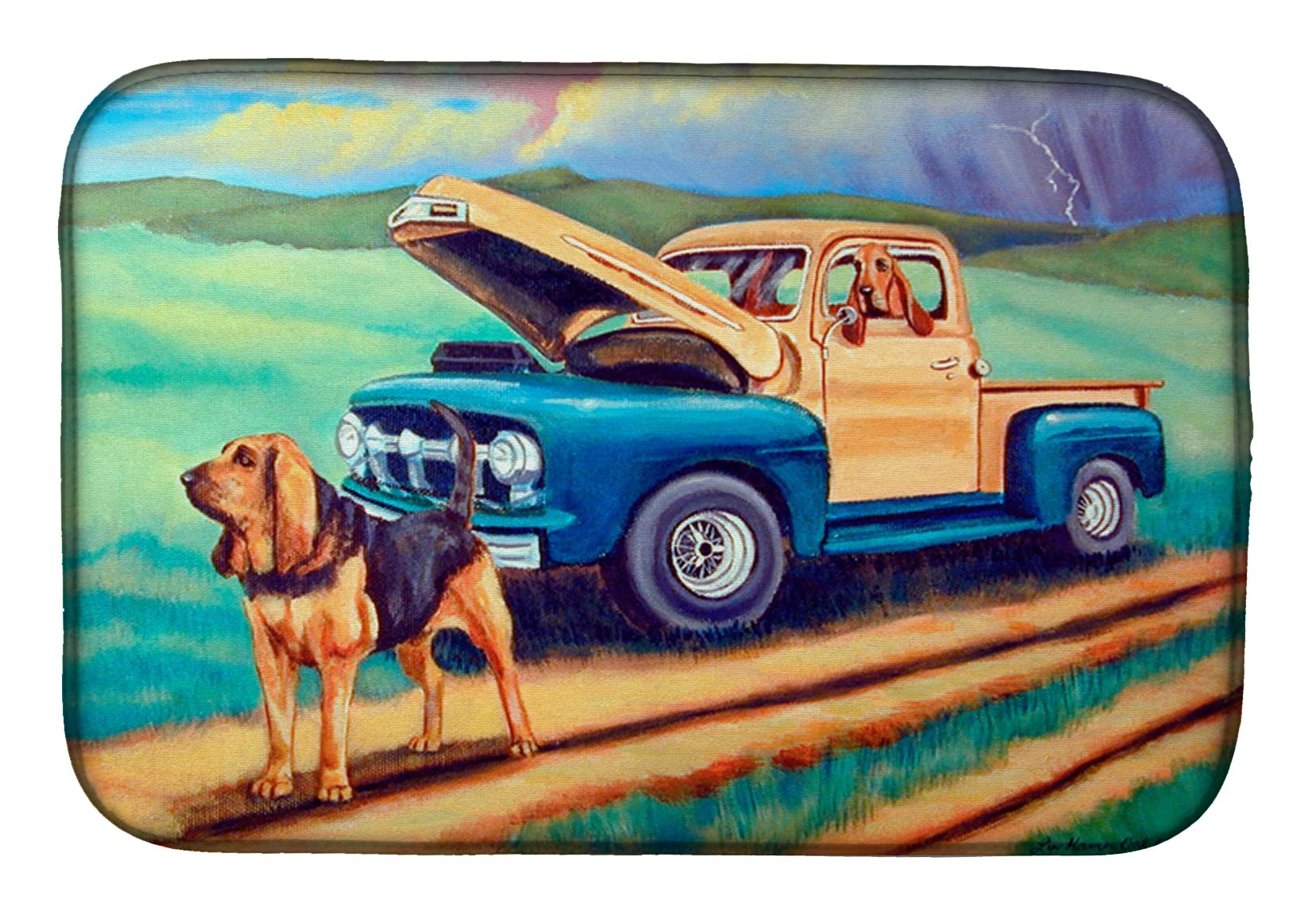 Premium Absorbent Dish Drying Mat for Kitchen Counter - 14