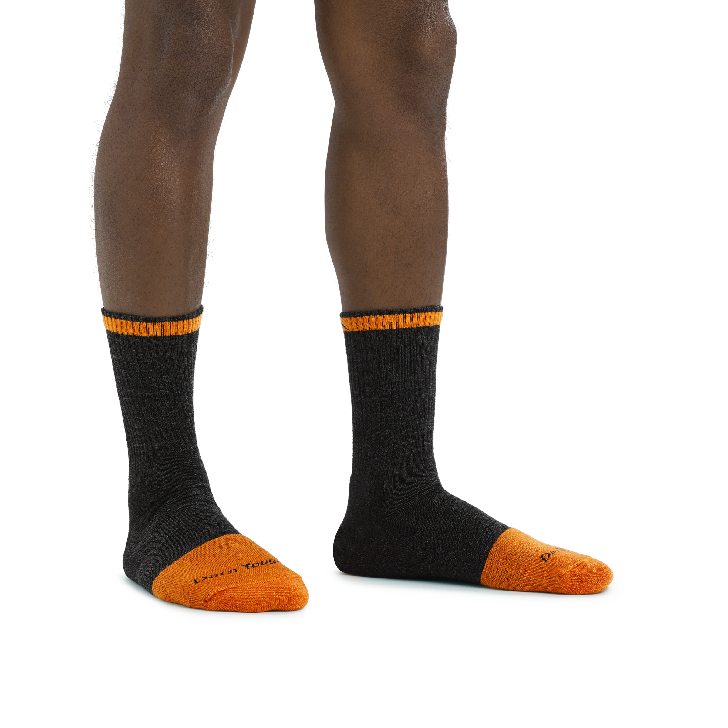 Men's Steely Micro Crew Midweight Work Socks - Durable Cotton Blend for Construction, Hiking & Outdoor Activities