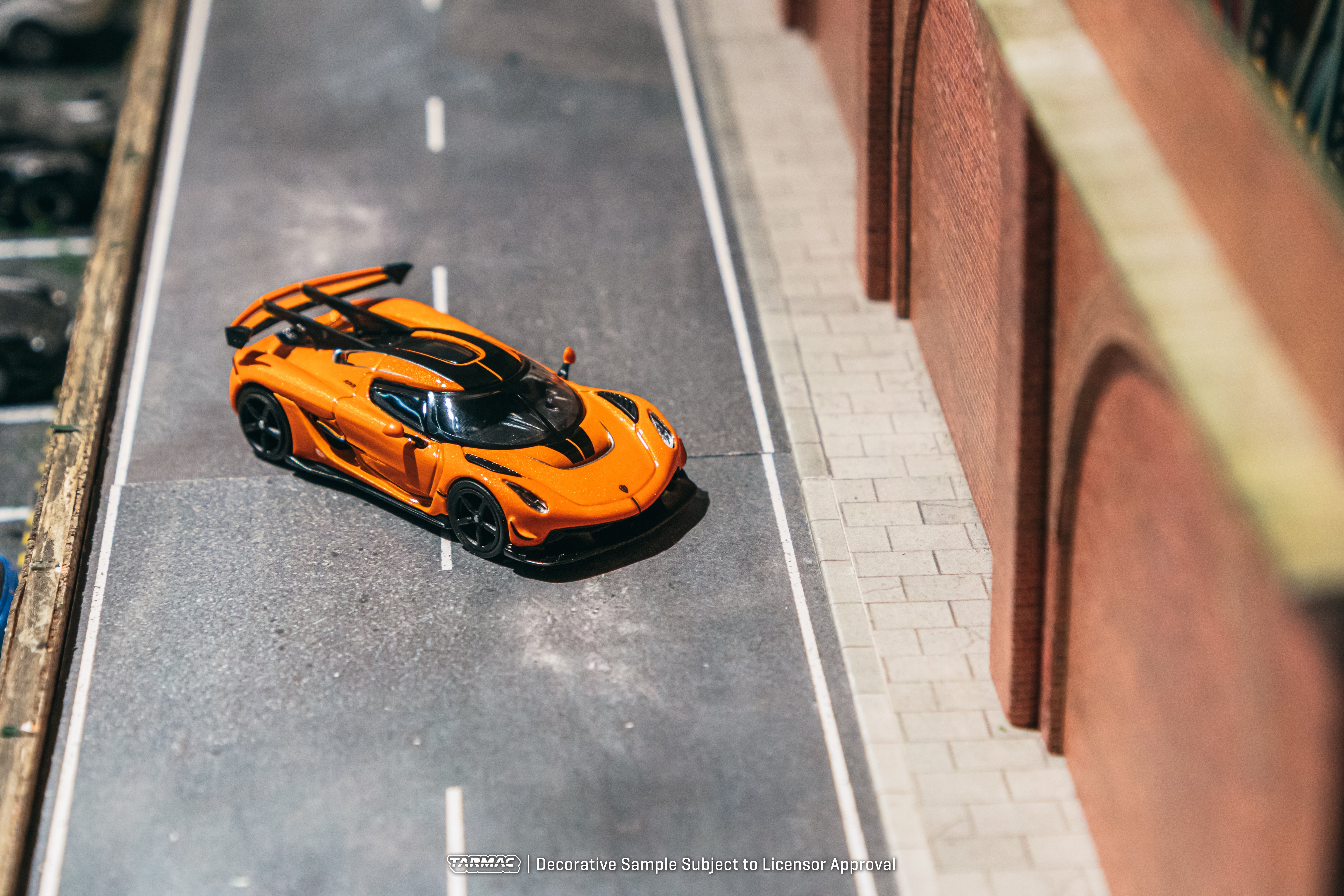 Tarmac Works 1/64 Scale Koenigsegg Jesko Attack Orange Diecast Model Car - China Special Edition Collectible - Perfect for Display & Racing Enthusiasts