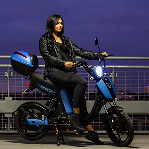 SX-250 Electric Motorcycle Scooter - Long Range 60MPH E-Bike with Fast Charging Battery | Commuter & Urban Transportation (Yellow)