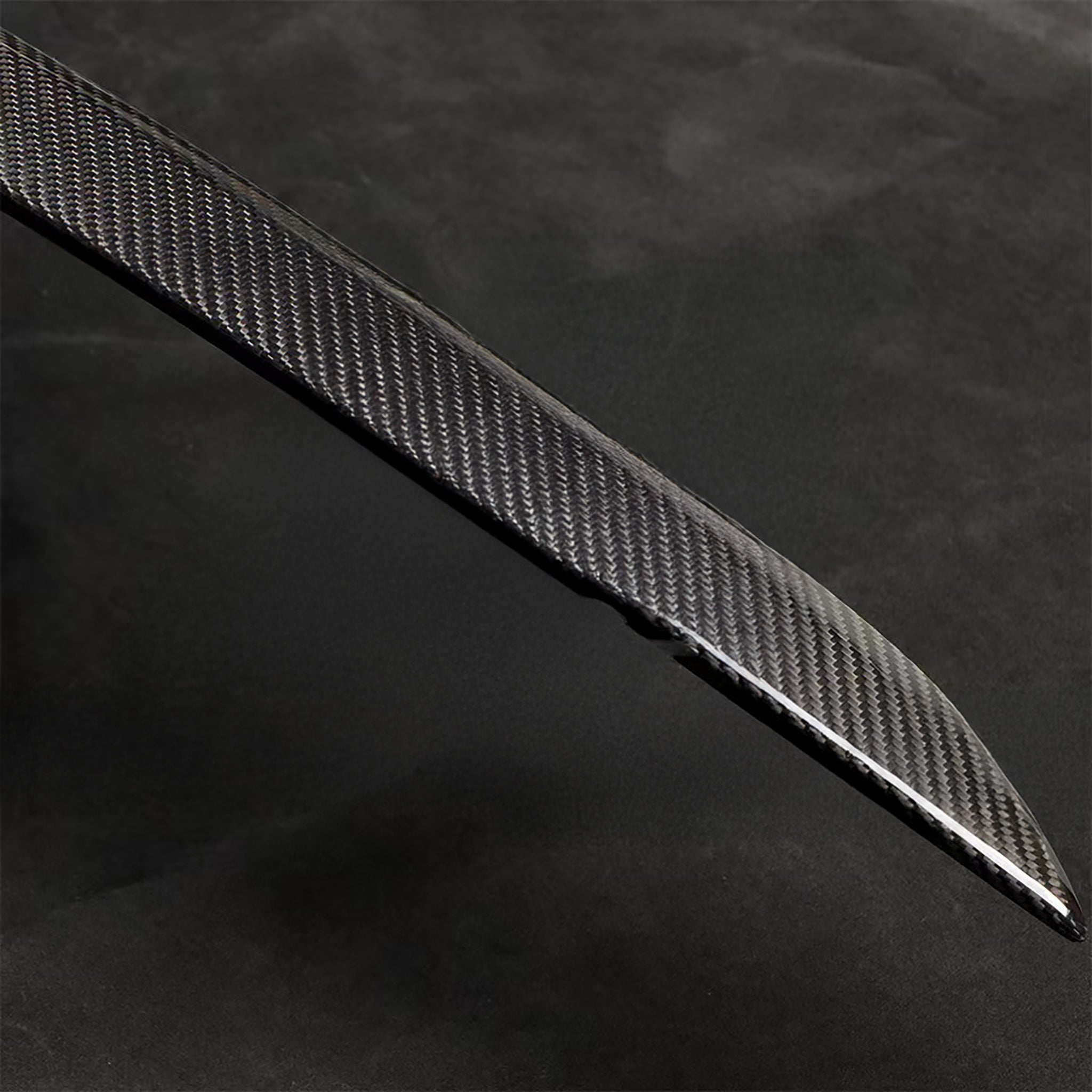 Premium Carbon Fiber Tailgate Trim Cover for 2021-2025 Tesla Model X - Durable & Stylish Rear Hatch Protection - Perfect for Car Enthusiasts & Tesla Owners