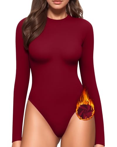 C-long Sleeve Burgundy Fleece Lined