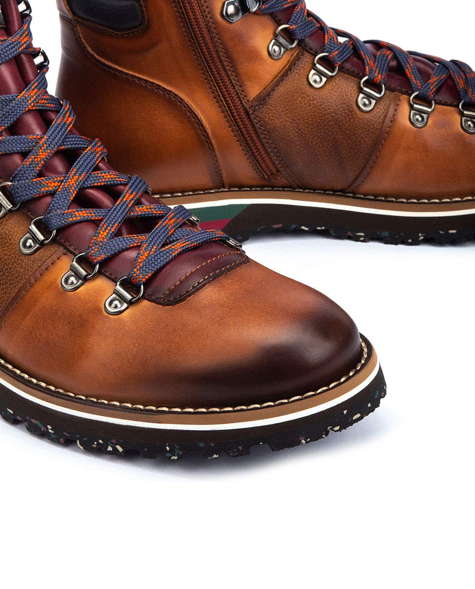 PIKOLINOS Men's Pirineos Leather Ankle Boots - Comfortable & Stylish for Casual Wear, Outdoor Hiking & Everyday Use