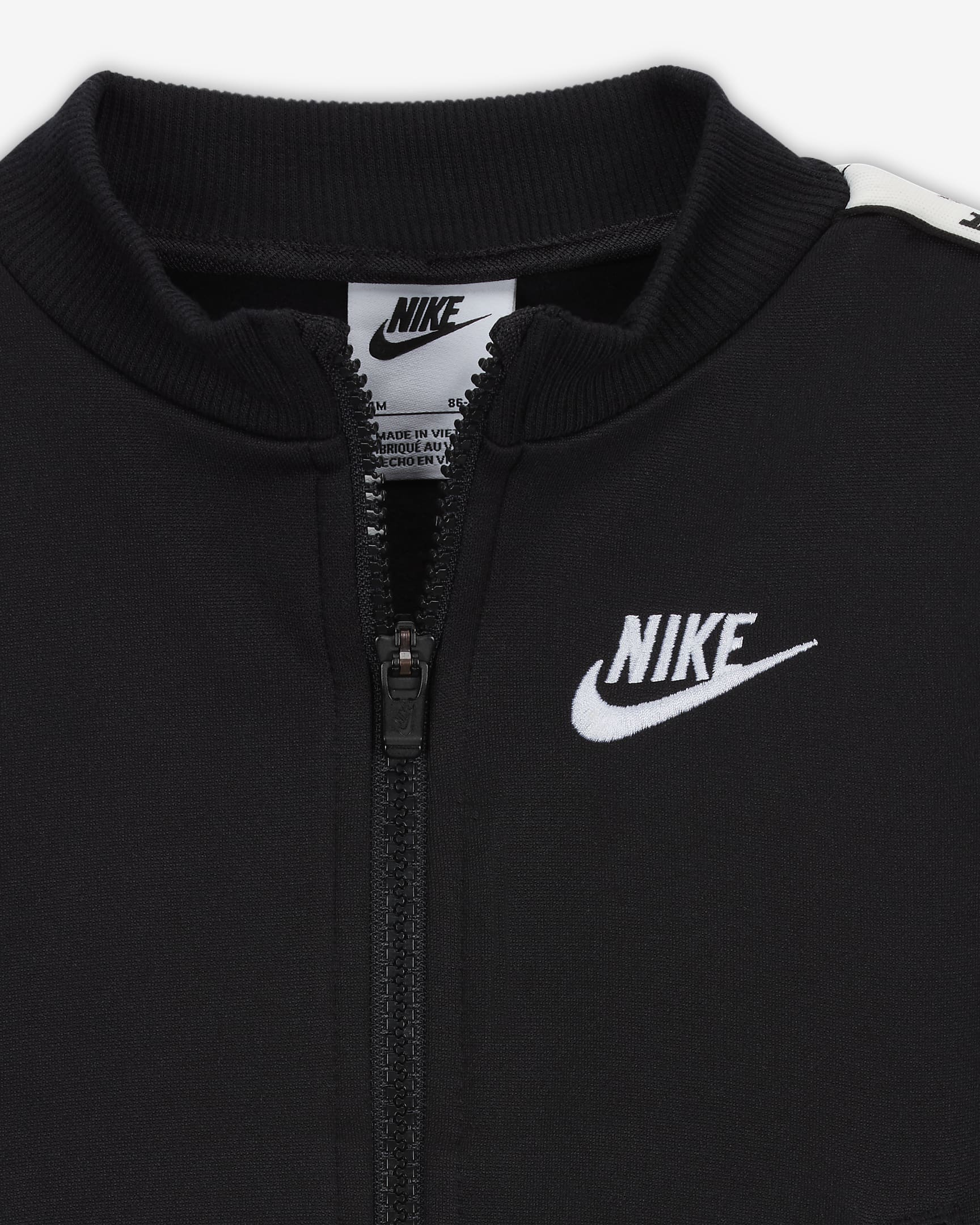 Nike Kids' Logo Dri-FIT Black Tracksuit Set - Breathable & Comfortable for Sports, School & Playtime