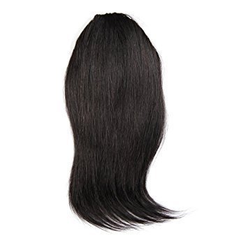 TRESSED UP Black Human Hair Bangs & Fringe Extensions for Women & Girls | 100% Real Human Hair Clip-in Hairpieces | Perfect for Cosplay, Daily Styling & Volume Boost