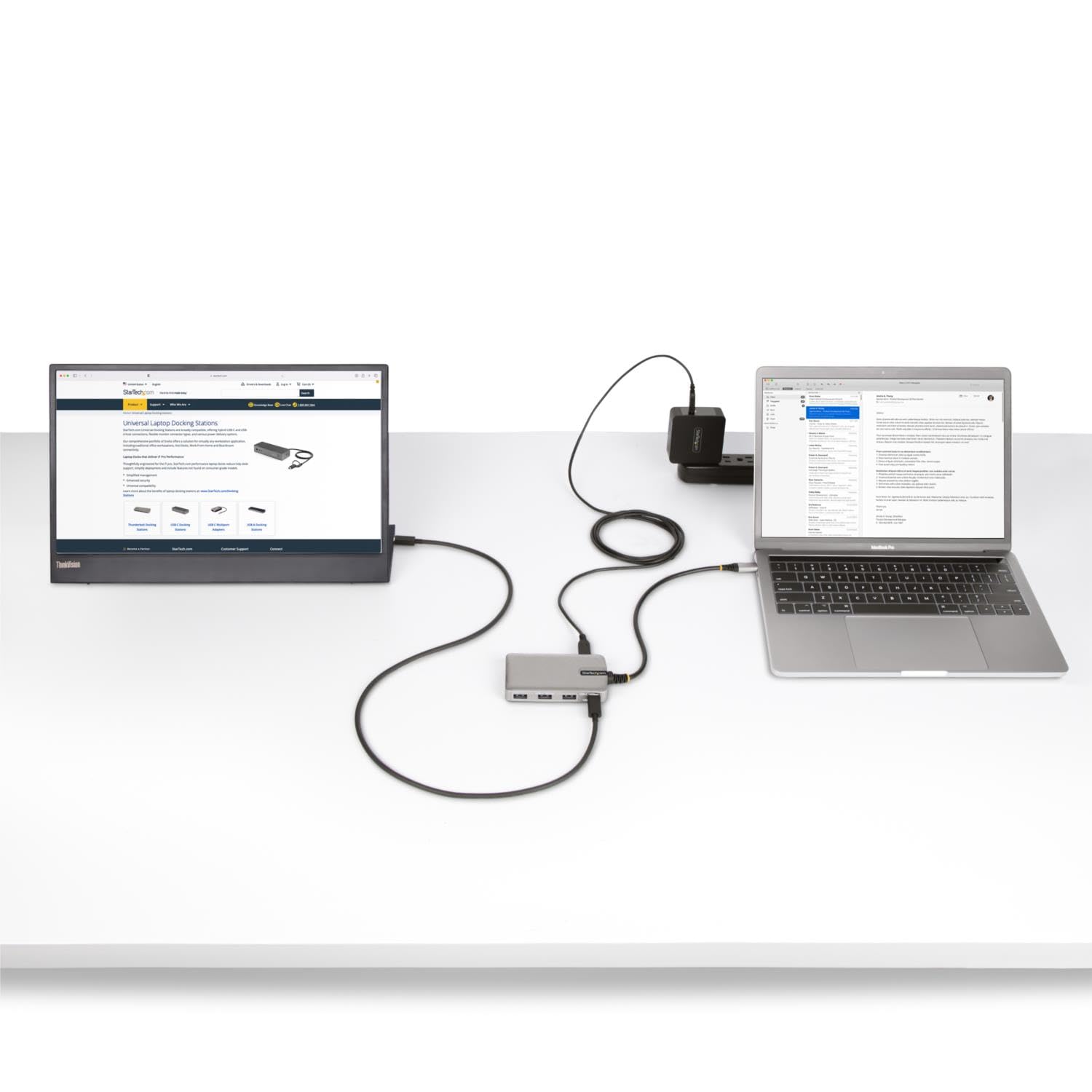 StarTech.com 4-Port USB-C Hub with 4K 60Hz HDMI Output - 3x USB-A 3.2, 1x USB-C, 100W PD Charging, 10Gbps Data Transfer, Compact Design for MacBook Pro/Air, iPad Pro & Windows Laptops - Perfect for Home Office, Remote Work & Travel Accessories