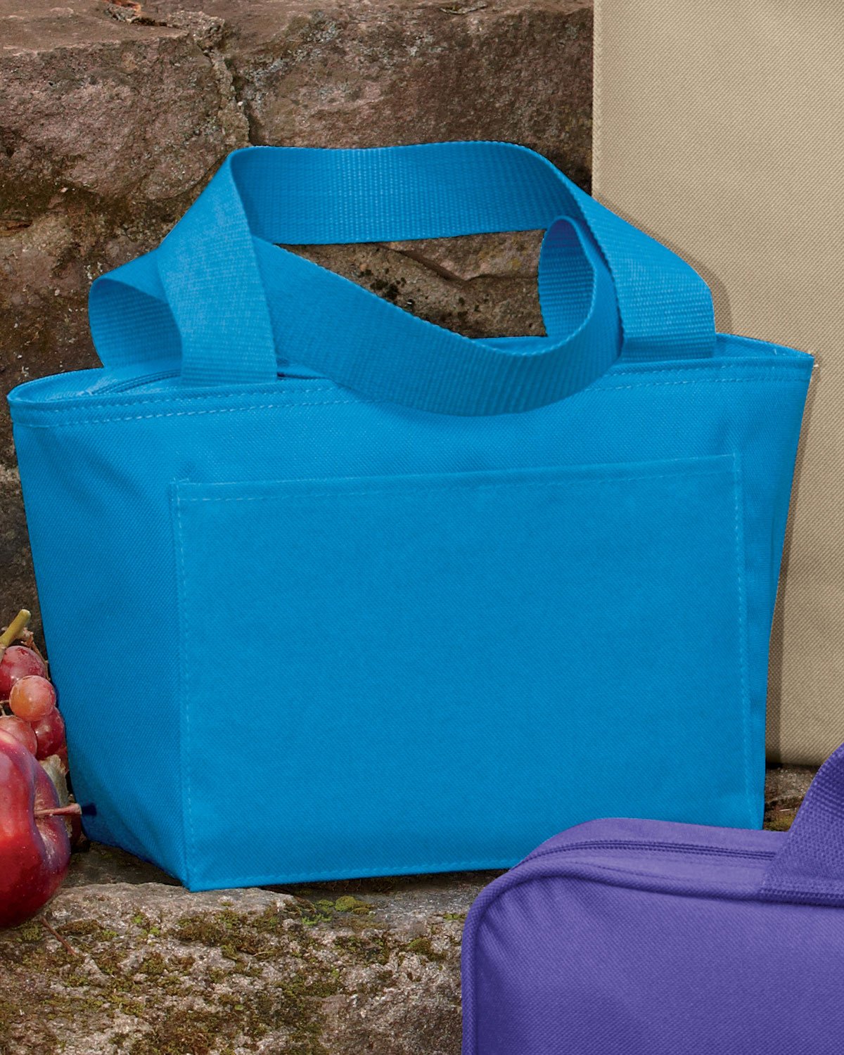 Ultraclub 8808 Women's Insulated Cooler Tote Bag - Large Capacity, Leakproof, Purple - Perfect for Beach, Picnic, Camping & Grocery Shopping