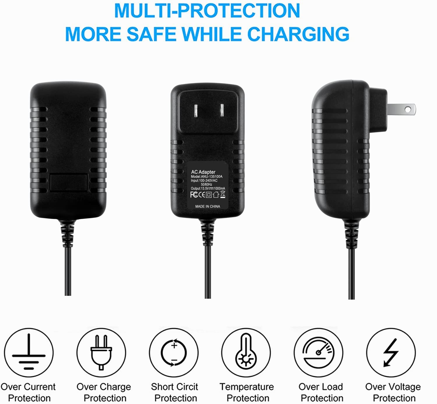 Elliptical Power Adapter - AC Charger Cord for NordicTrack, Reebok, ProForm 248512 | Home Gym Equipment Replacement Part | Perfect for Treadmills, Exercise Bikes & Fitness Machines