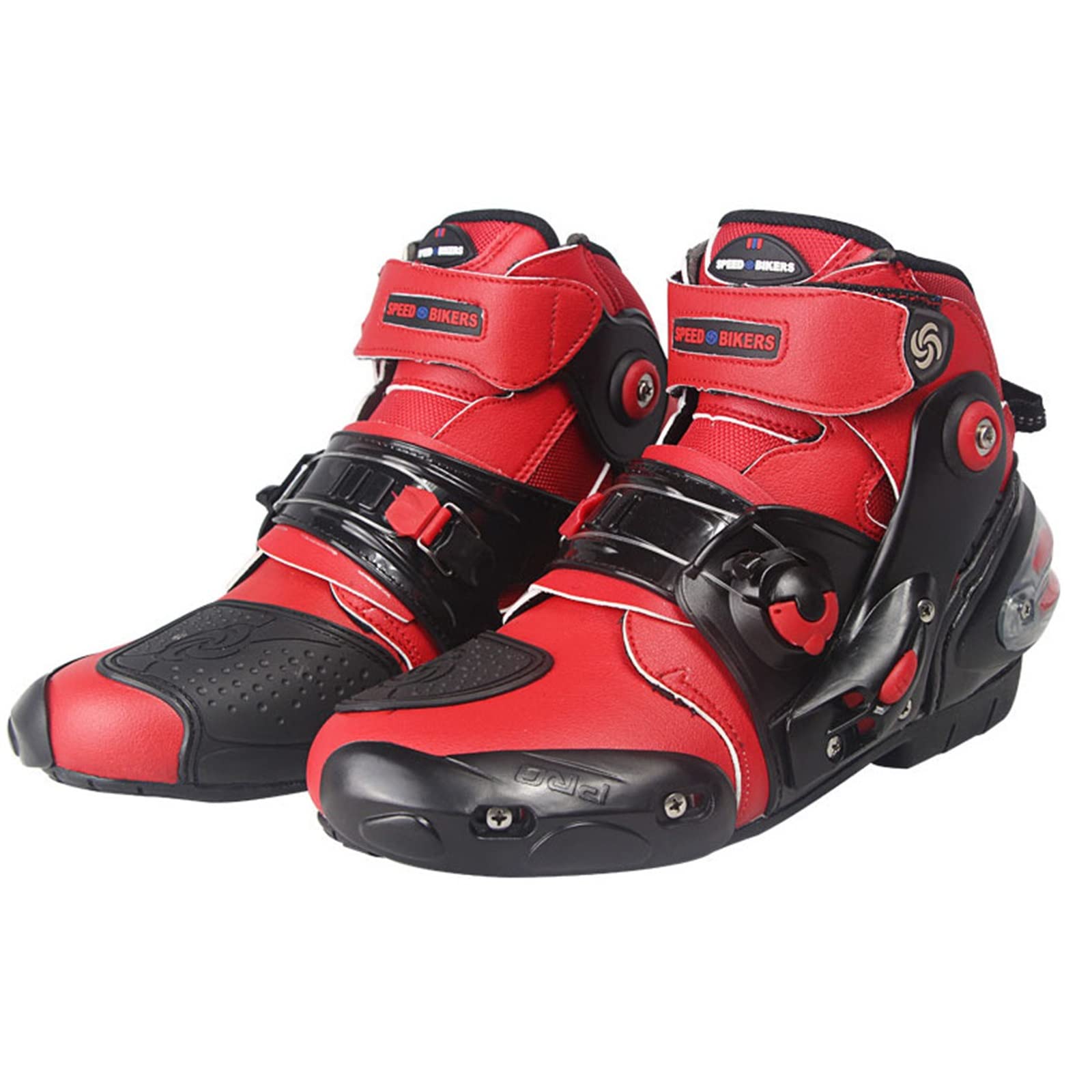 Anti-Slip Black Motorcycle Boots for Men - Stylish & Durable Biker Riding Shoes with Crash Protection - Ideal for Off-Road Touring & Urban Commuting