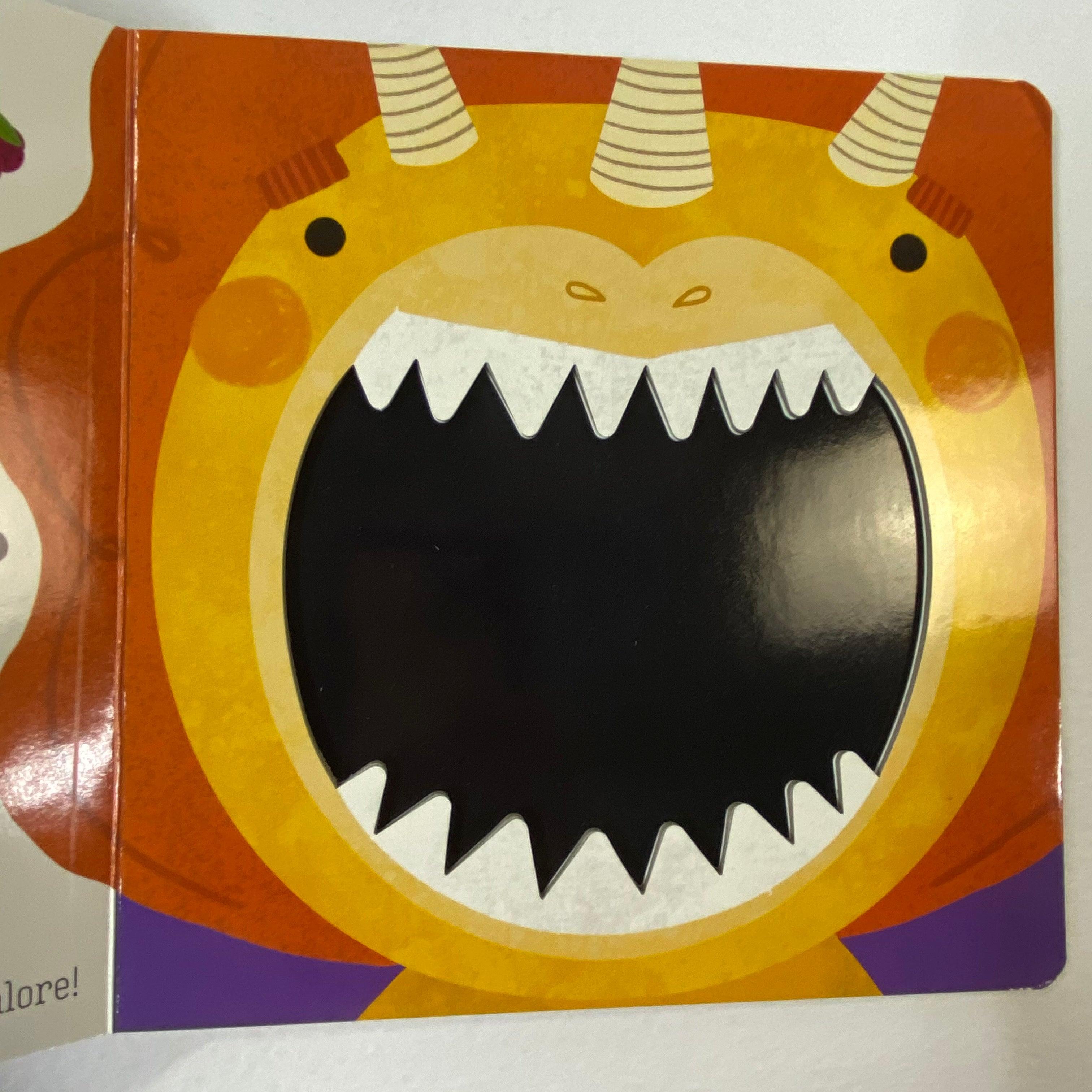 Interactive Board Book - Don't Feed the Dinosaurs with Die-Cut Mouth Holes | Fun Early Learning & Bedtime Story for Toddlers