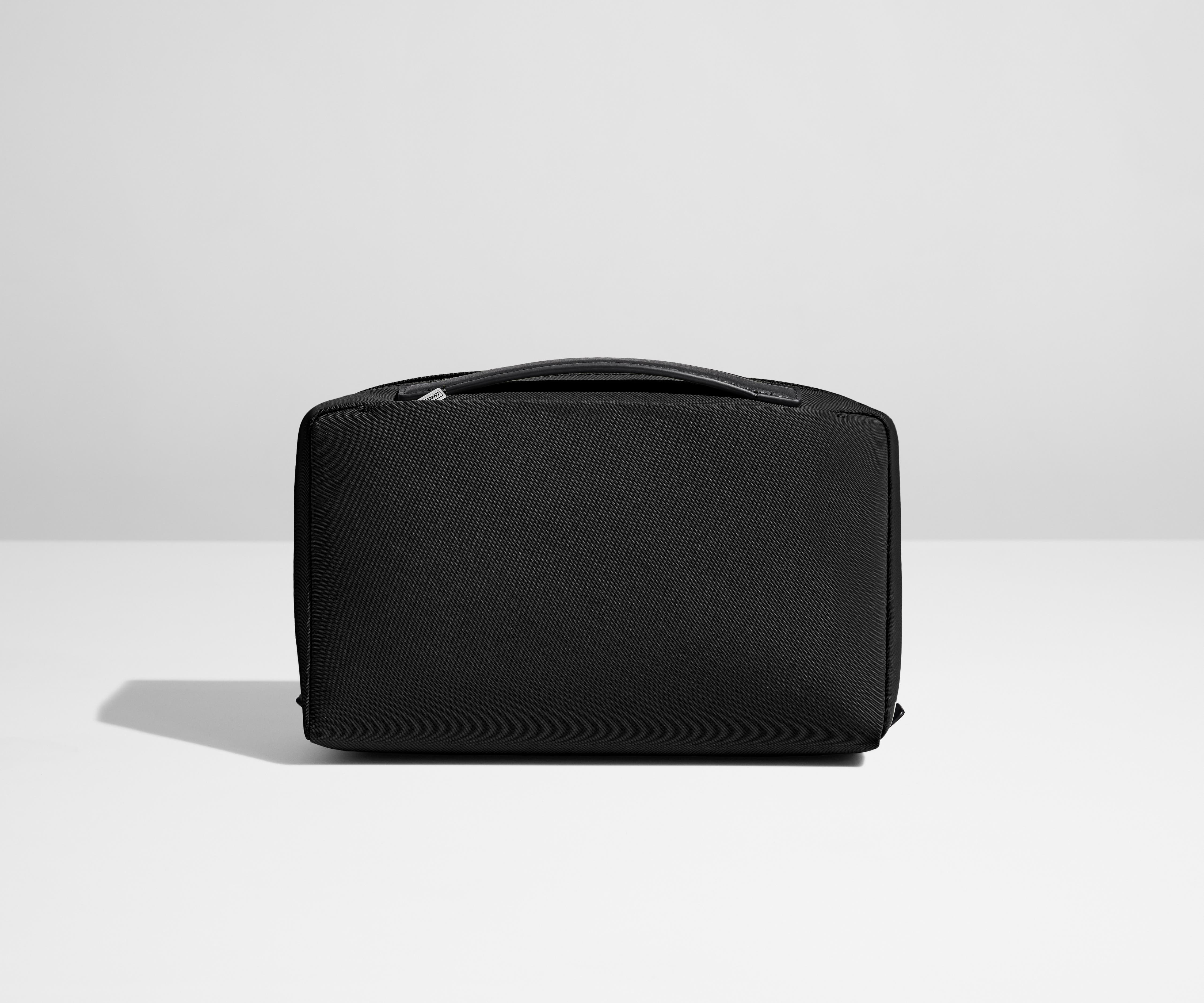 Premium Large Toiletry Bag for Travel - Waterproof Jet Black Cosmetic Organizer with Hanging Hook | Perfect for Vacation, Gym & Business Trips