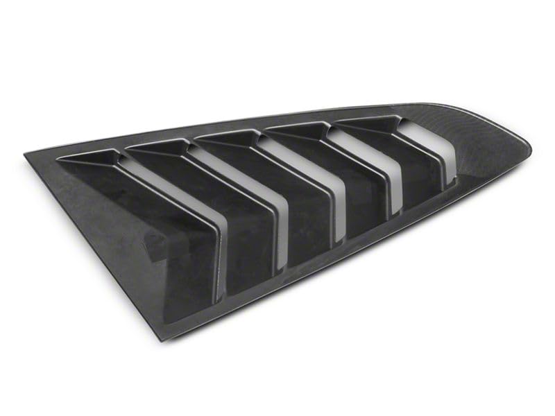 Carbon Fiber Sport Quarter Window Louver for Ford Mustang Fastback 2015-2020 - Lightweight Aerodynamic Upgrade for Street Racing & Car Shows