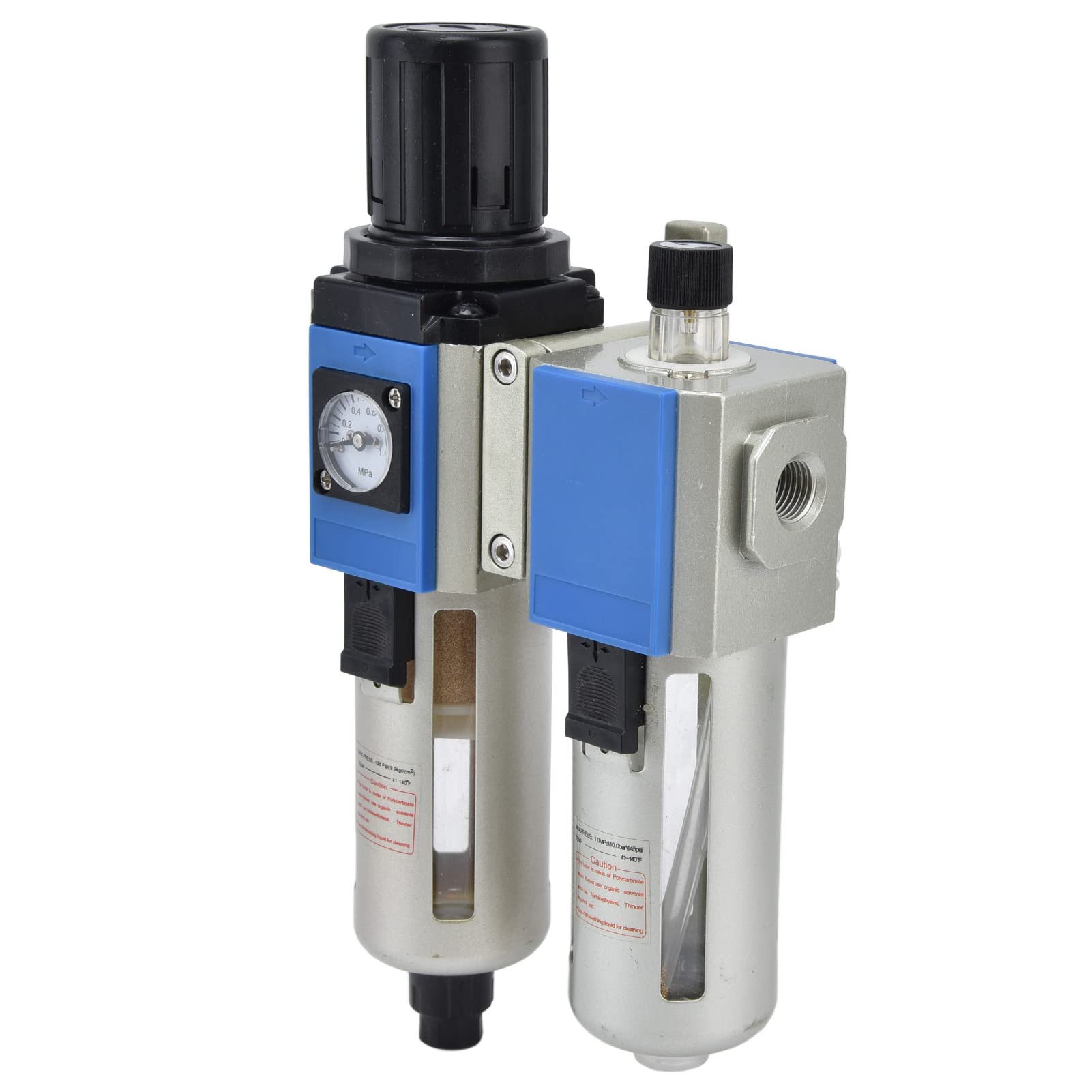 GFC300-10 Air Compressor Filter with Regulator - 3 Drain Modes, Easy Adjustment & Secure Fit for Effective Filtration | Ideal for Industrial Equipment & Pneumatic Tools