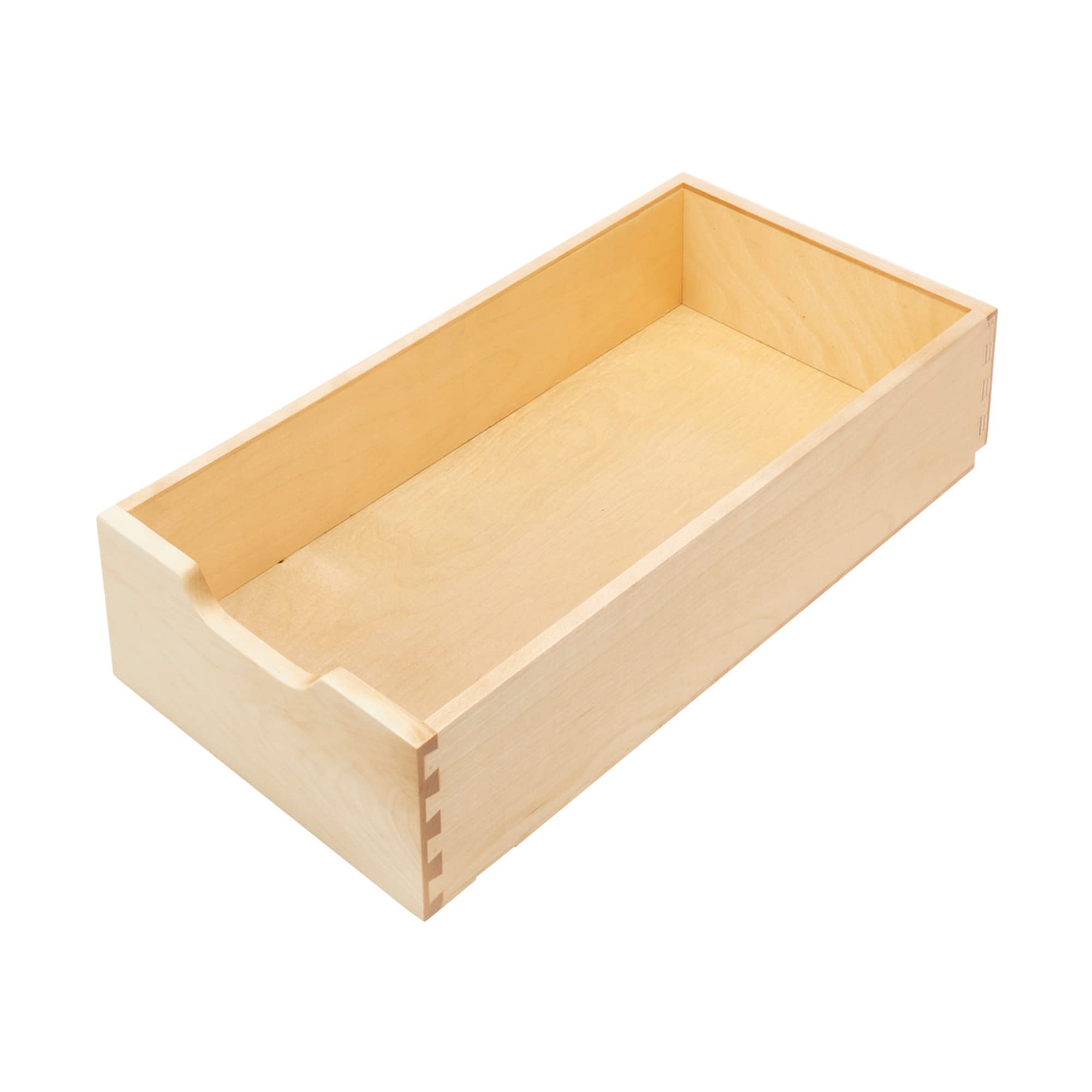 Rev-A-Shelf 4WDB-1222SC-1 11 Inch Single Wooden Drawer Pull Out Shelf - Kitchen Cabinet Organizer with Soft Close Slides for 12 Inch Base Cabinets | Perfect for Spice Storage, Pantry Organization & Under-Sink Storage