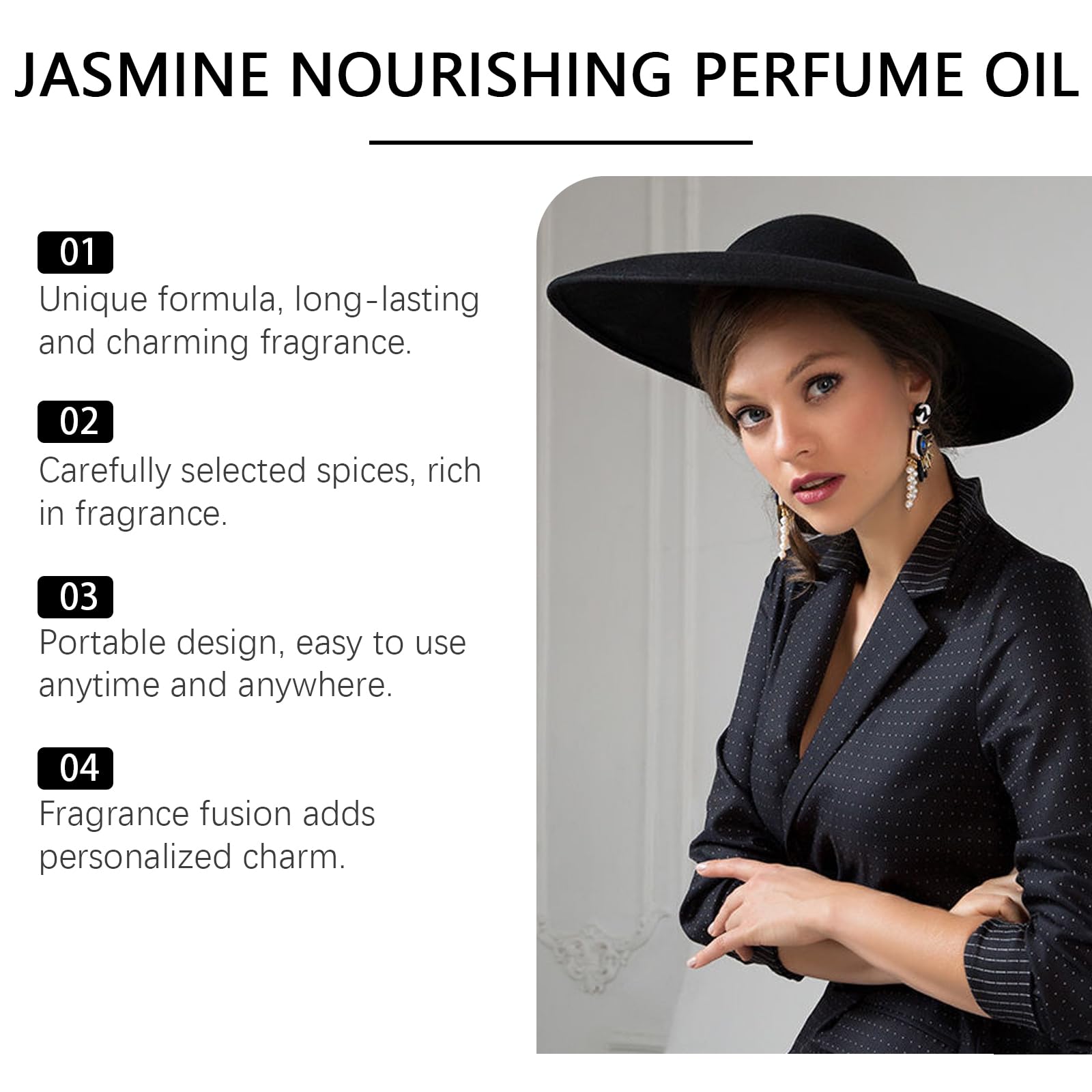 **Organic Rose Body Oil for Dry Skin - Argan & Jojoba Seed Oil with Vitamin E | Hydrating, Long-Lasting Floral Scent | Natural Perfume Oil for After Shower & Daily Moisturizing**    *(Perfect for post-shower hydration, spa days, or as a lightweight daily moisturizer to enhance natural glow.)*