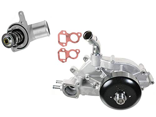 Engine Water Pump and Thermostat Assembly Replacement for 1999-2003 Chevy Silverado 1500 - High Performance Cooling System Parts for Truck Maintenance & Repair